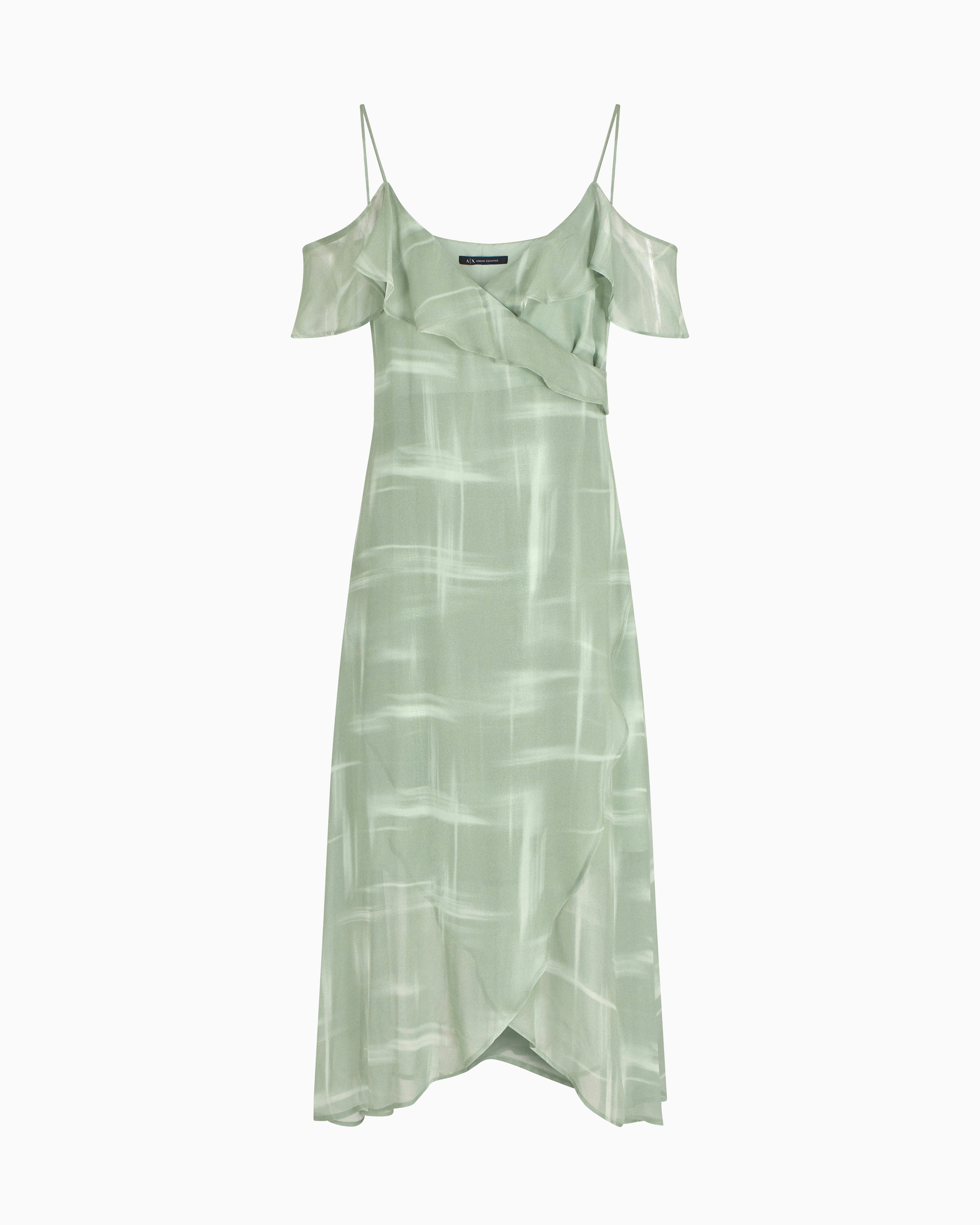 Armani Exchange Midi Dresses In Green