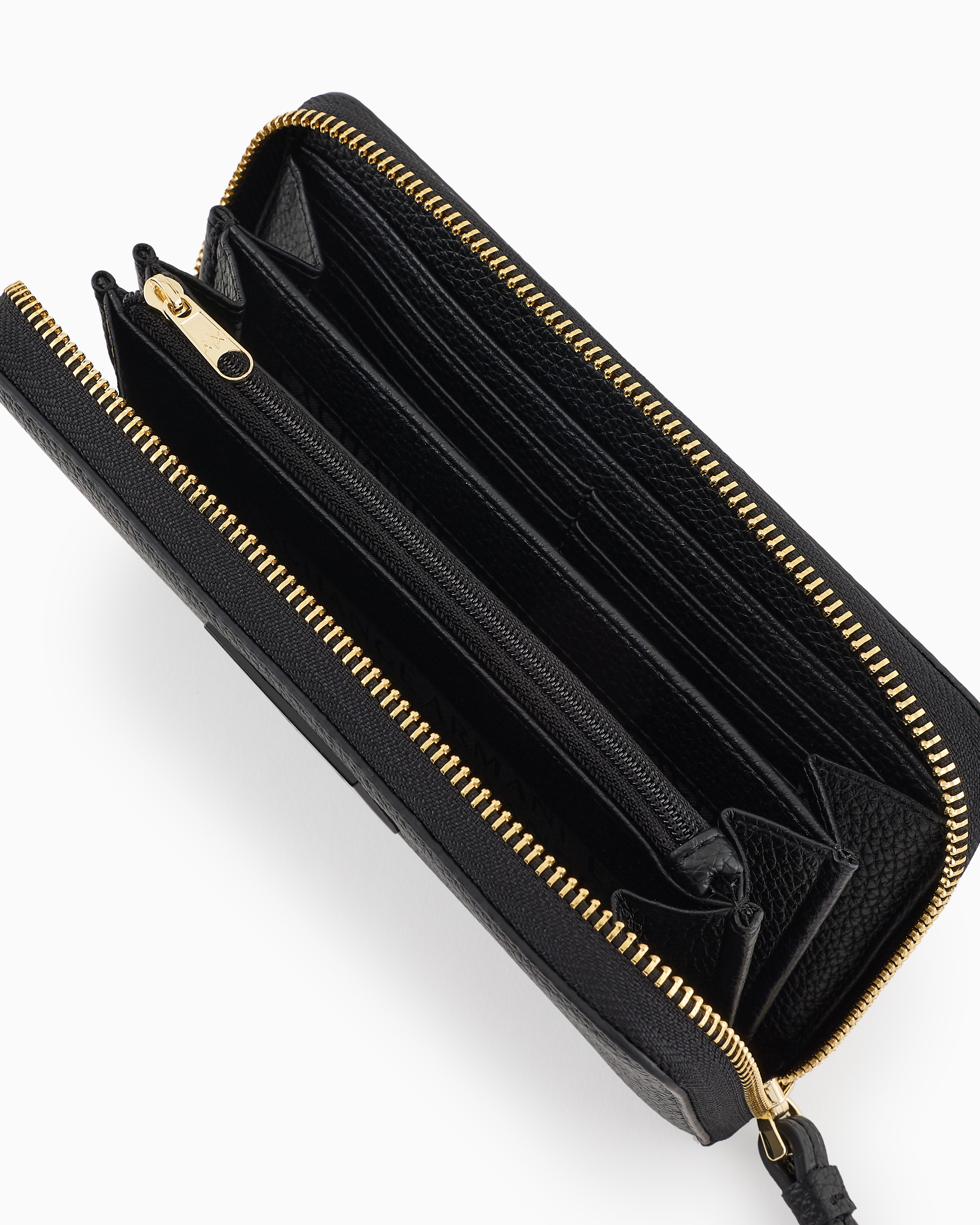 Armani Exchange Wallets In Black