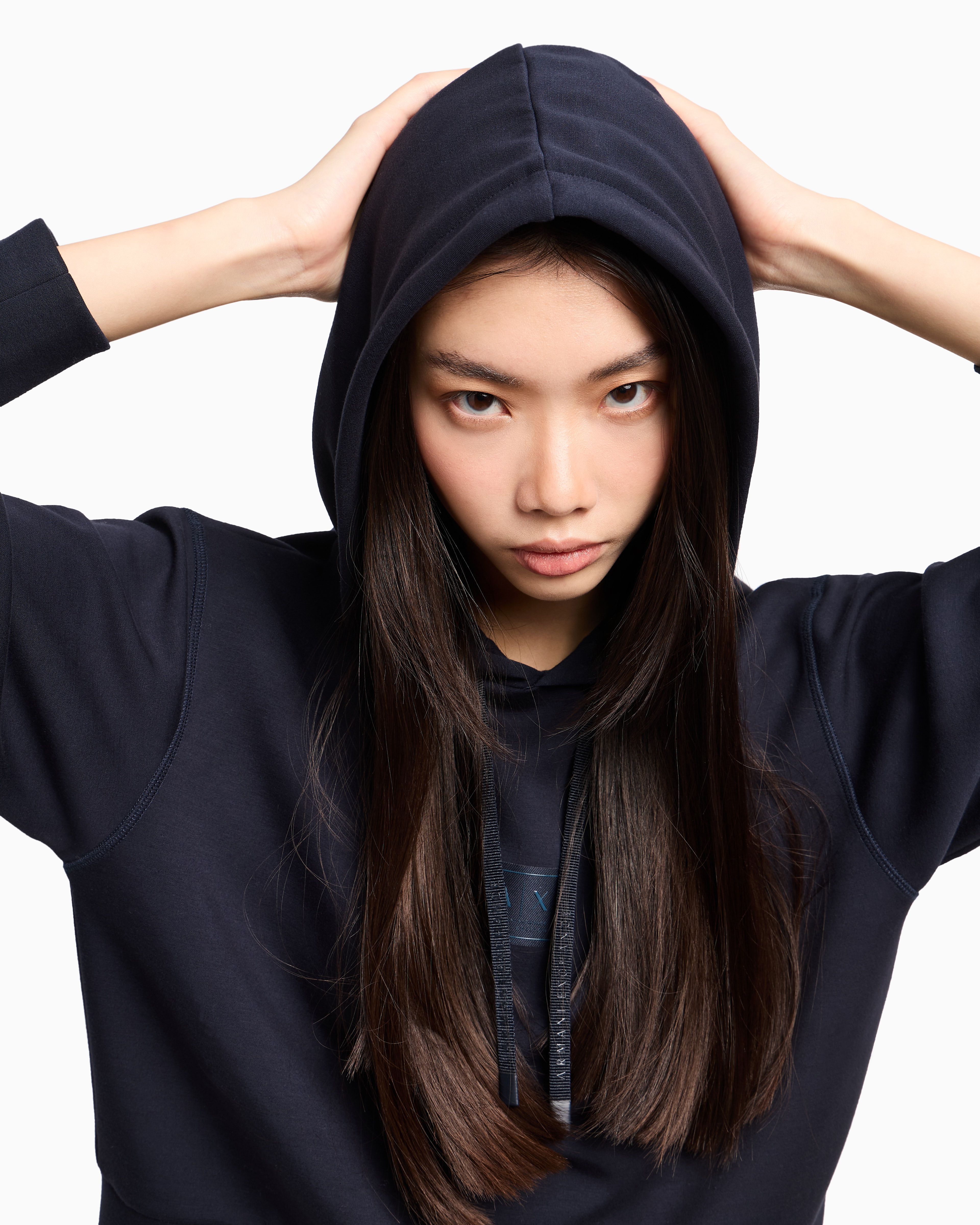 Armani Exchange Hoodies In Marineblau