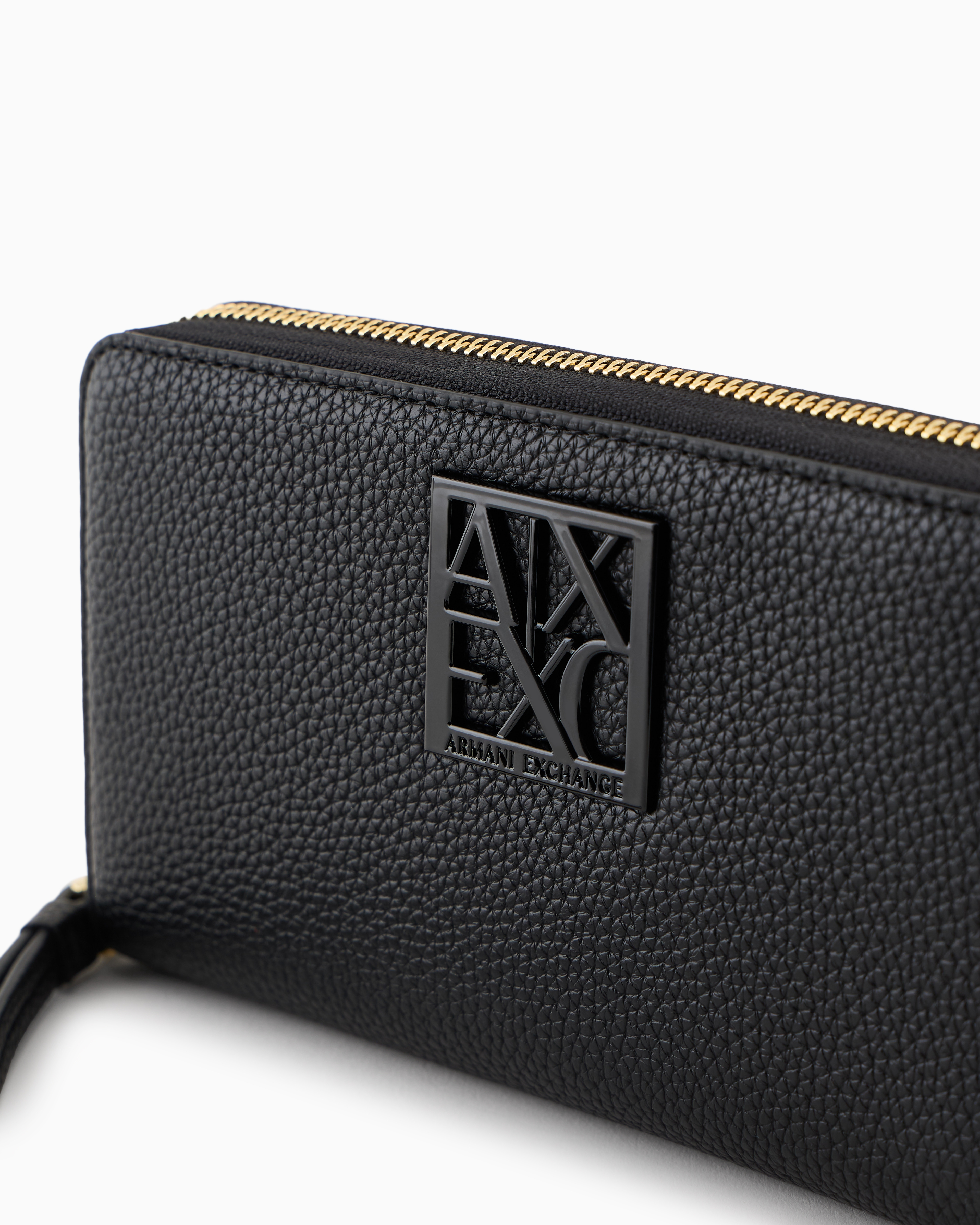 Armani Exchange Wallets In Black