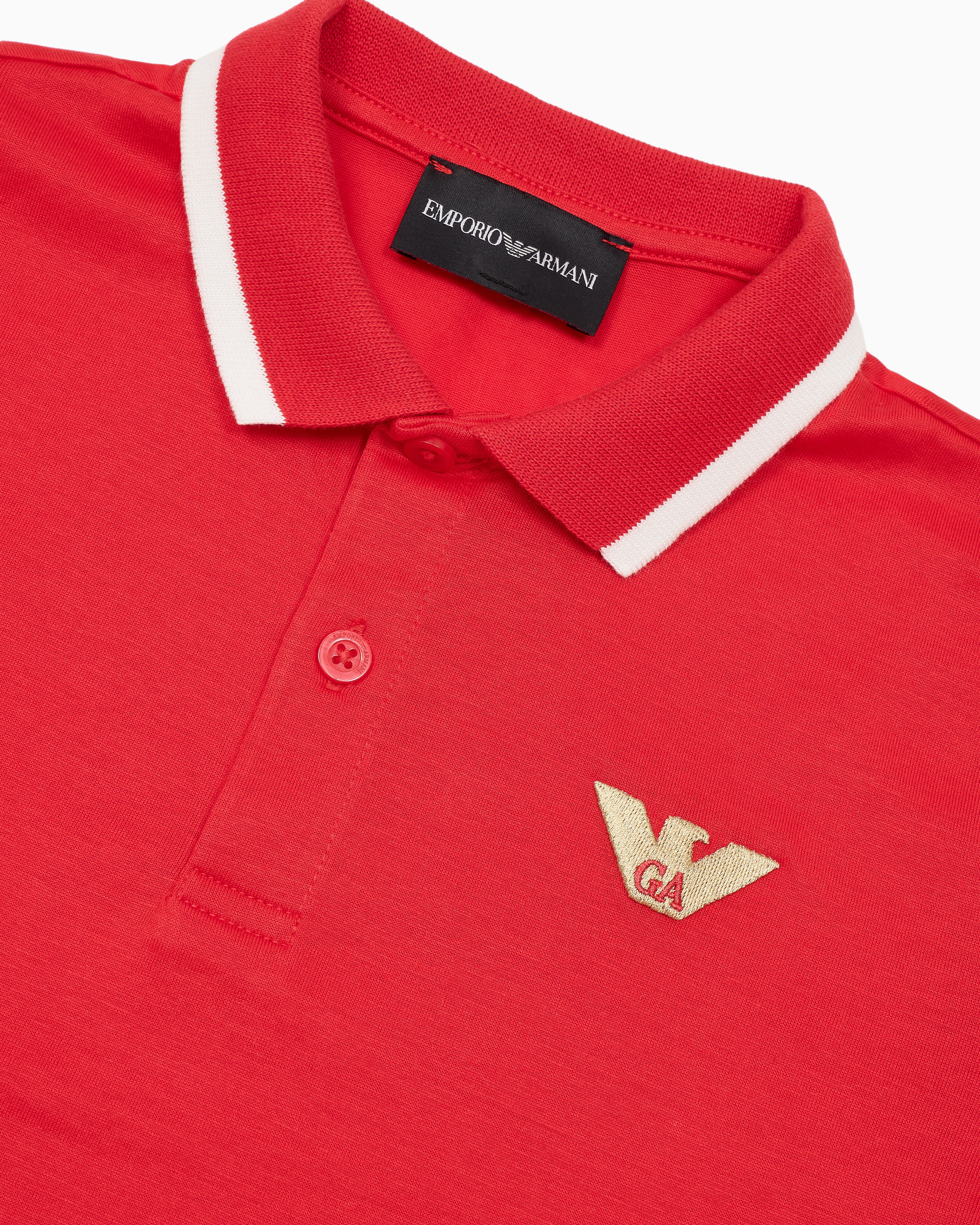 Emporio Armani T-shirts In Red