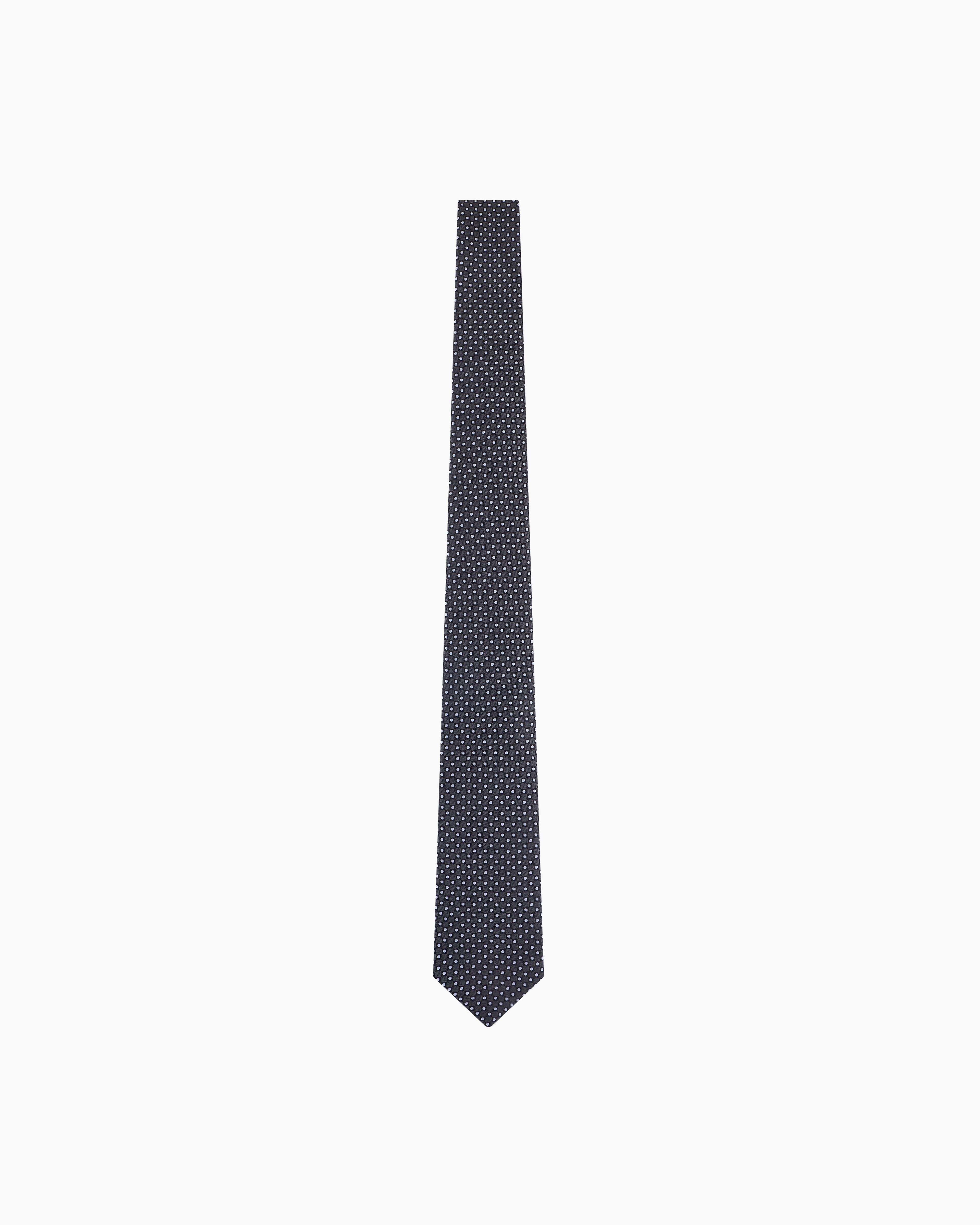 Giorgio Armani Pure Silk Tie In Blue