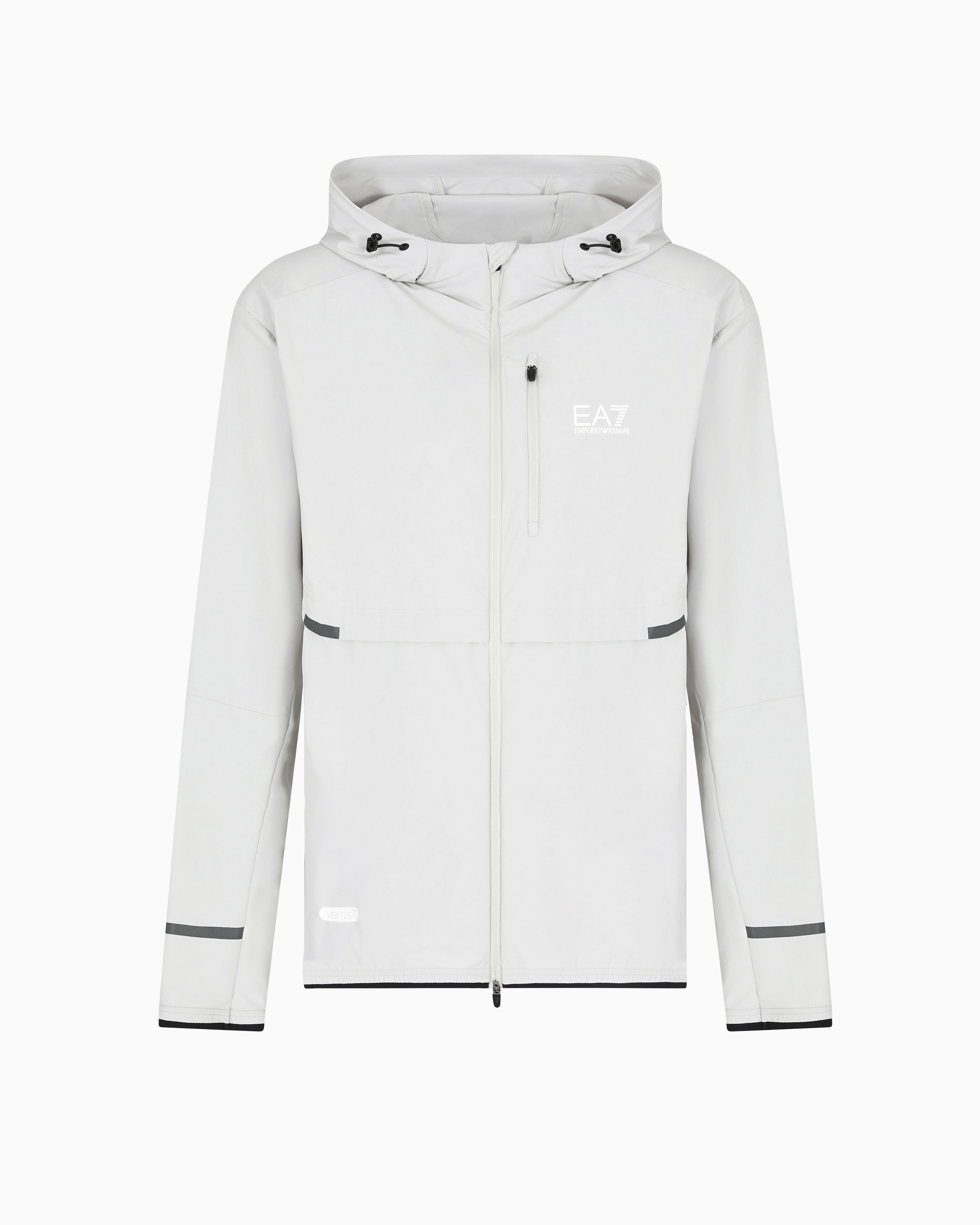 Ea7 Dynamic Athlete Hooded Jacket In Ventus7 Technical Fabric