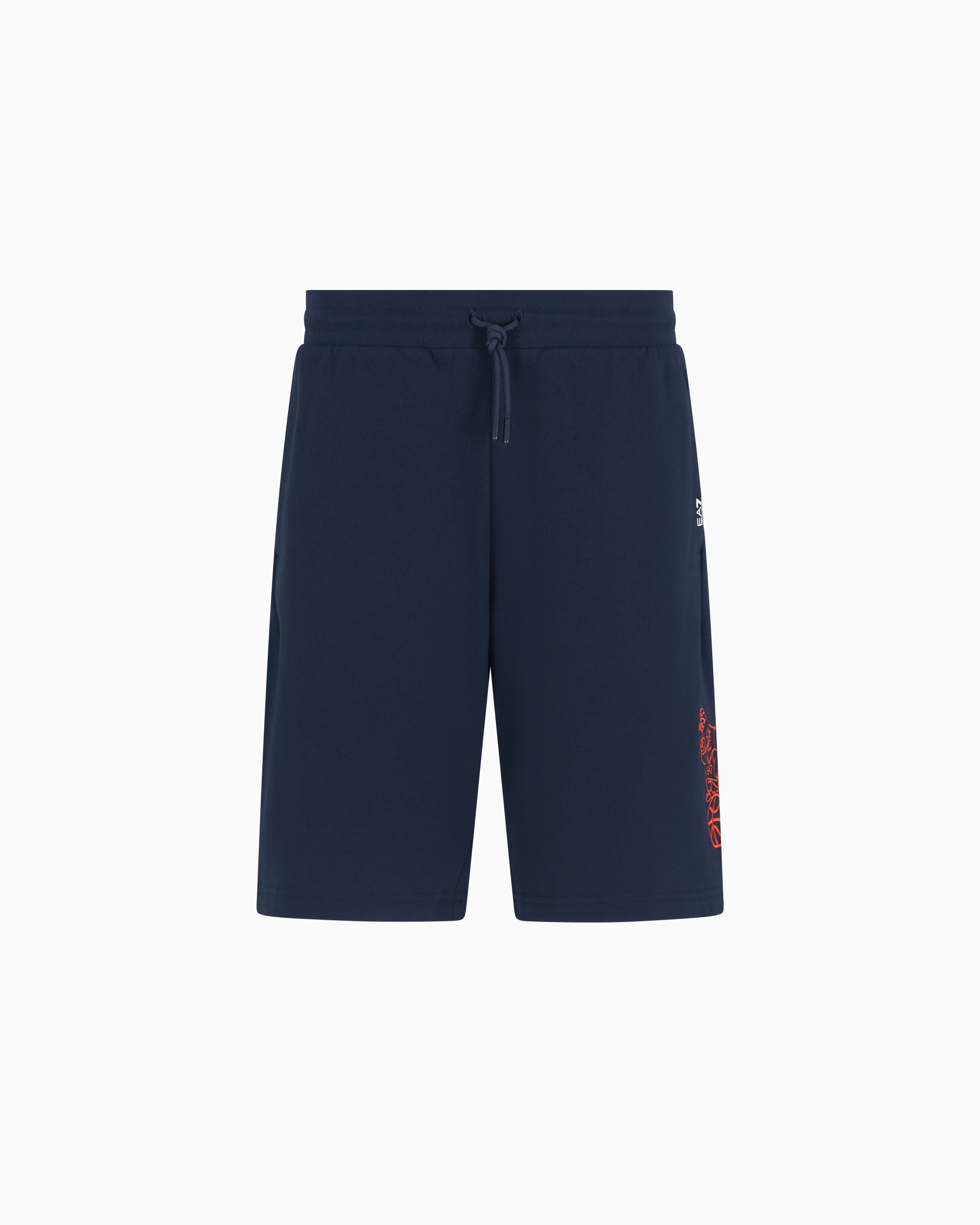EA7 GRAPHIC SERIES COTTON BERMUDA SHORTS