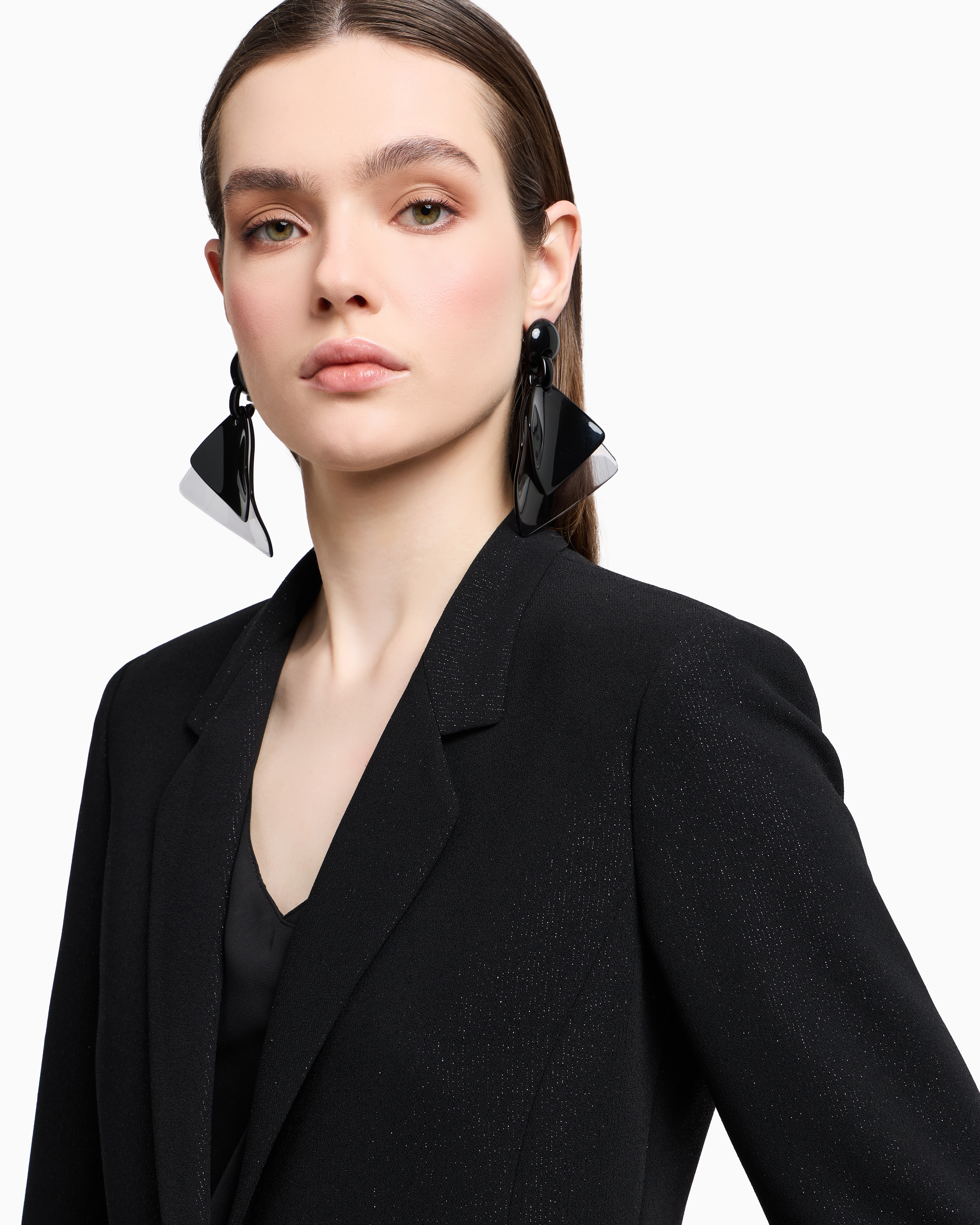 アウターその他 EMPORIO ARMANI Woman Blazer Black EW002206AF12528 UC001 EMPORIO ARMANI: Blazer woman - Black | Emporio Armani blazer