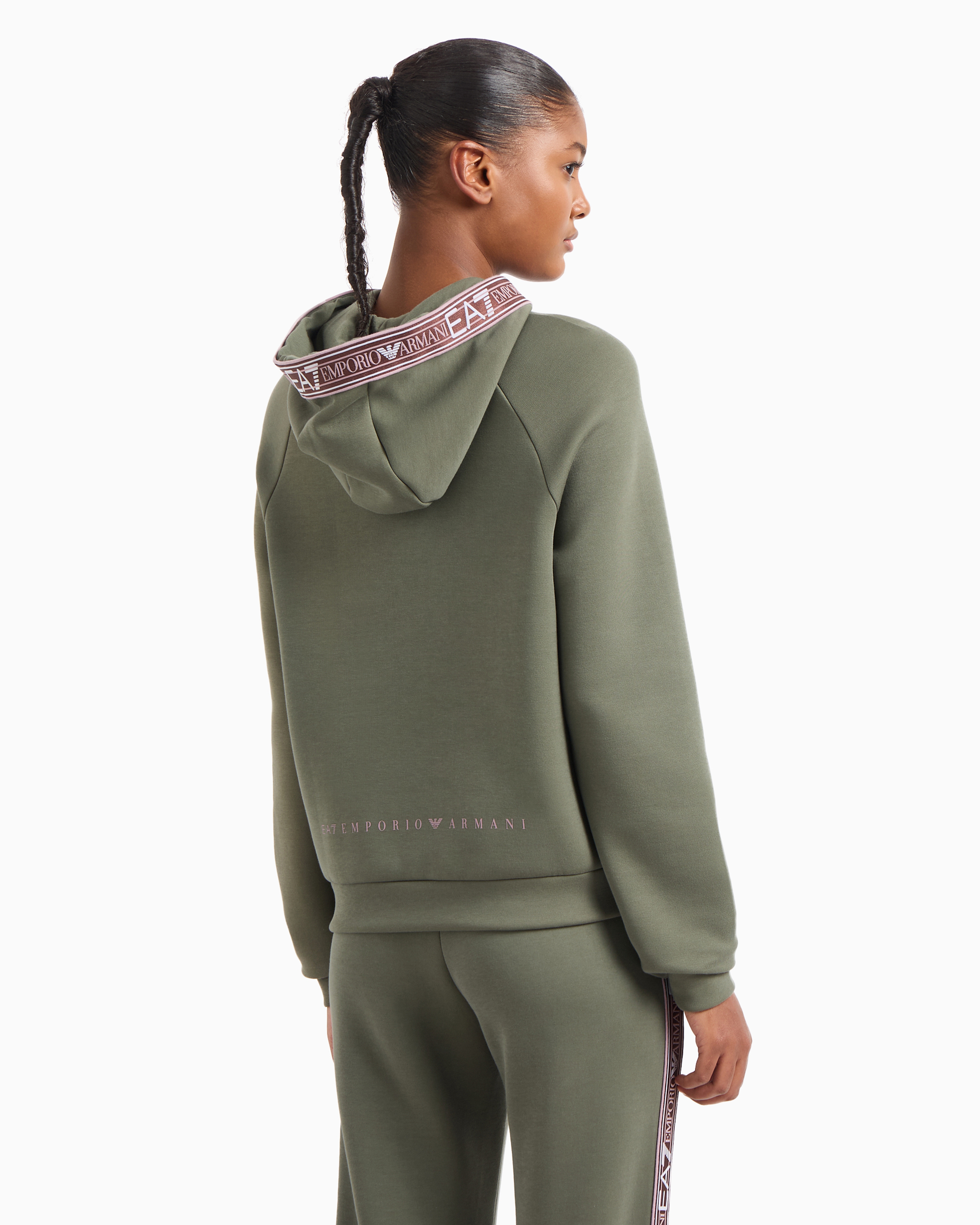 Armani Mujer Sudadera Con Capucha EA7 Emporio Armani Dynamic