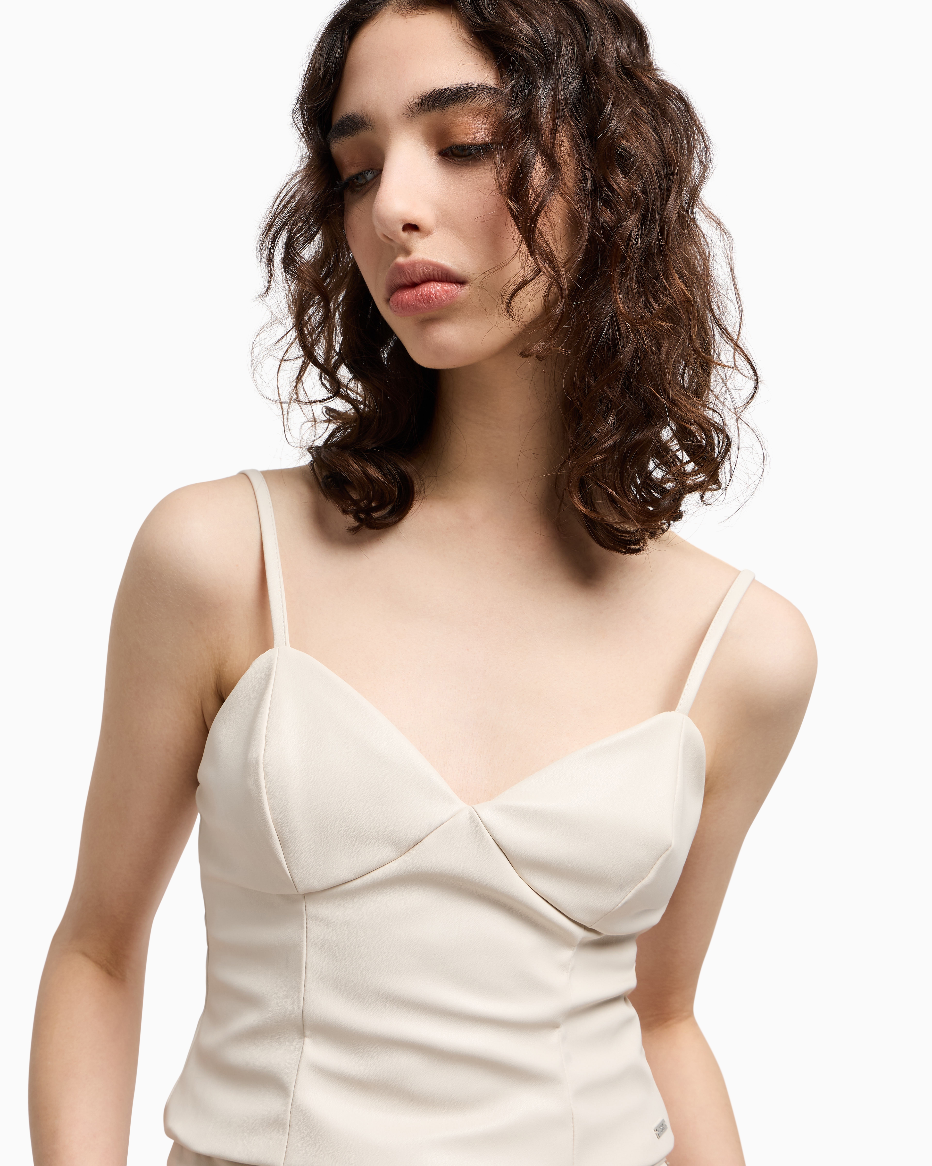 Armani Exchange Tops In White