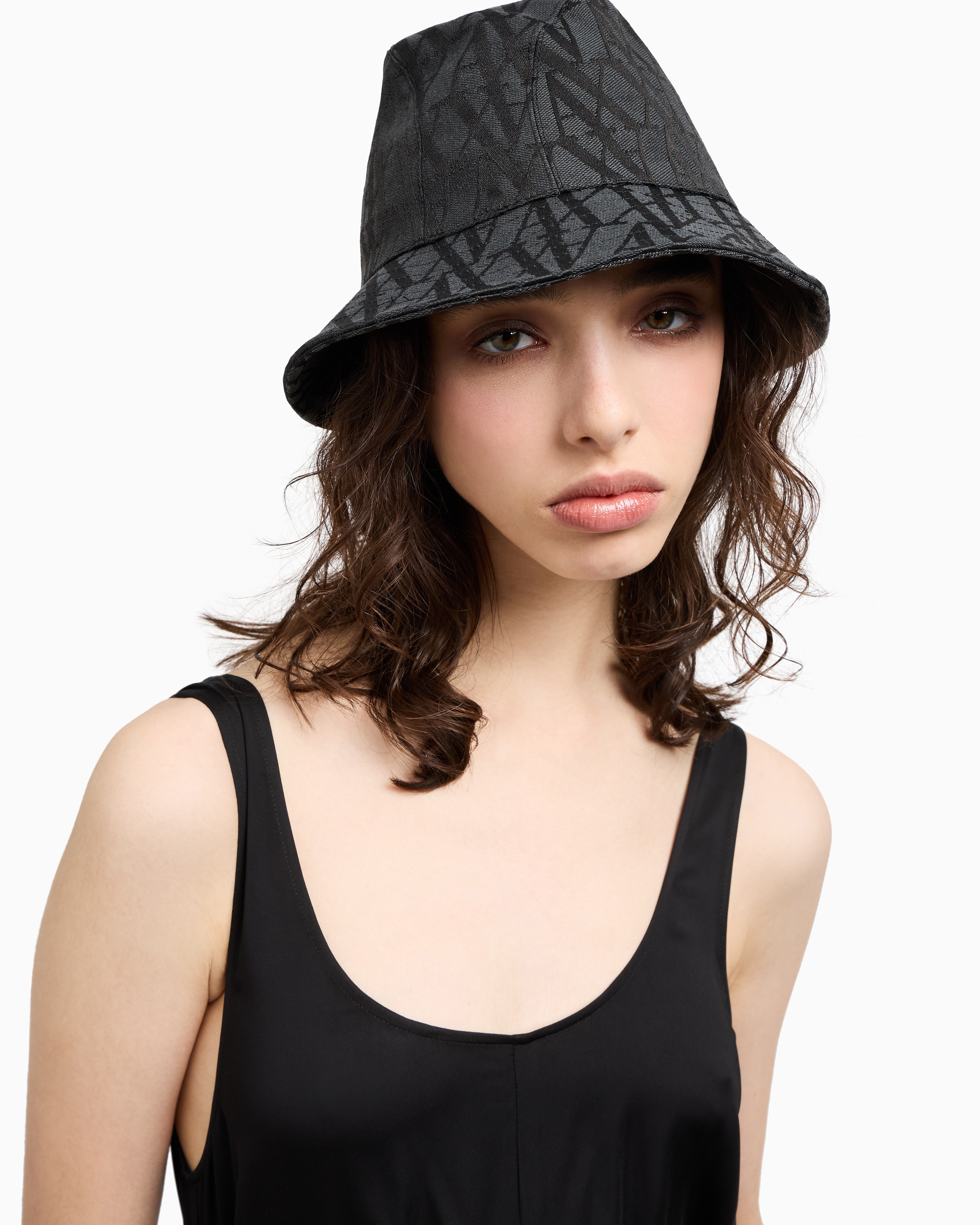 Armani Exchange Bucket Hats In Black