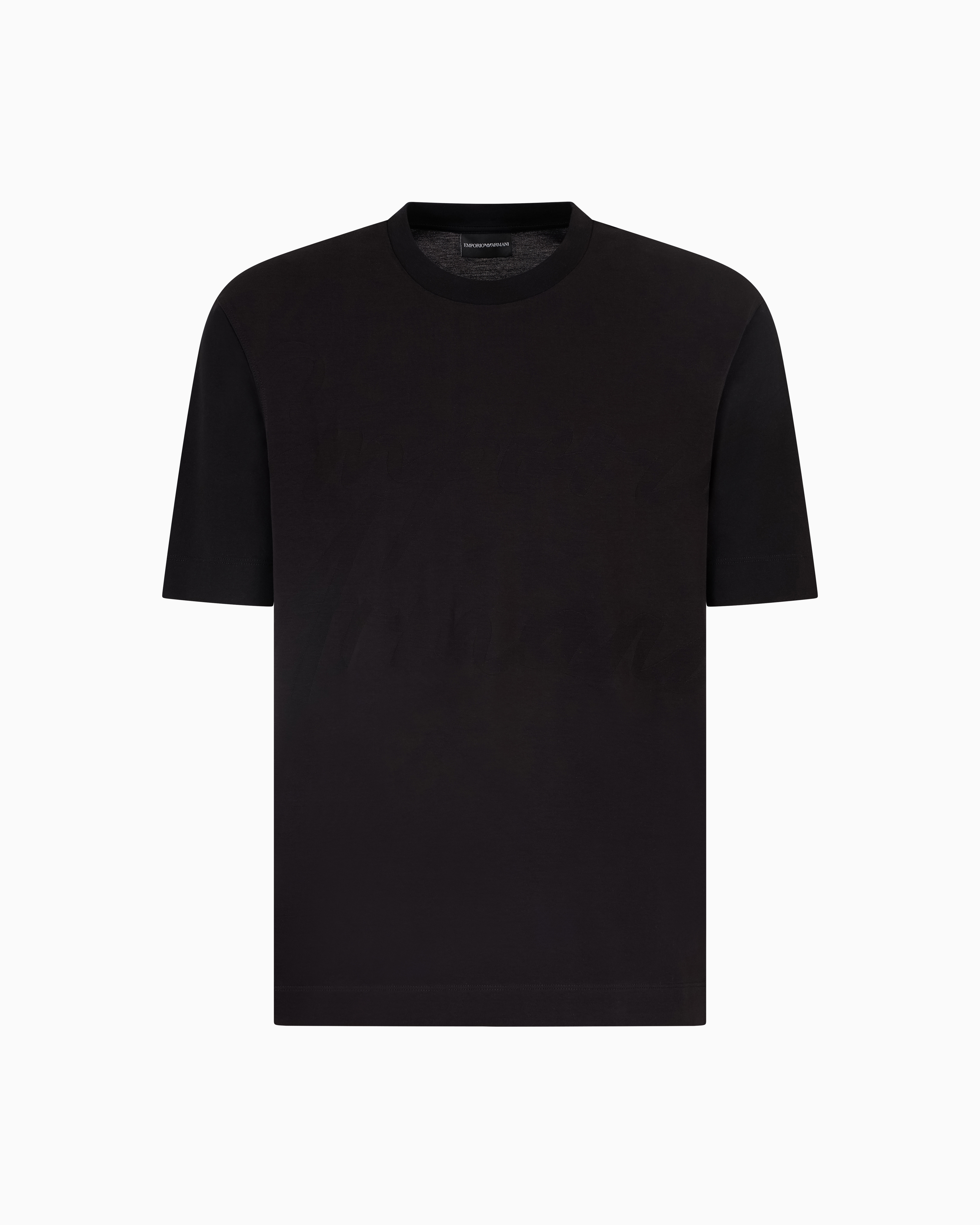 Tシャツ・カットソー EMPORIO ARMANI SS25 POLO SHIRT (EM001295 AF10762 FB257) US Exclusive jacquard jersey polo shirt | Emporio Armani