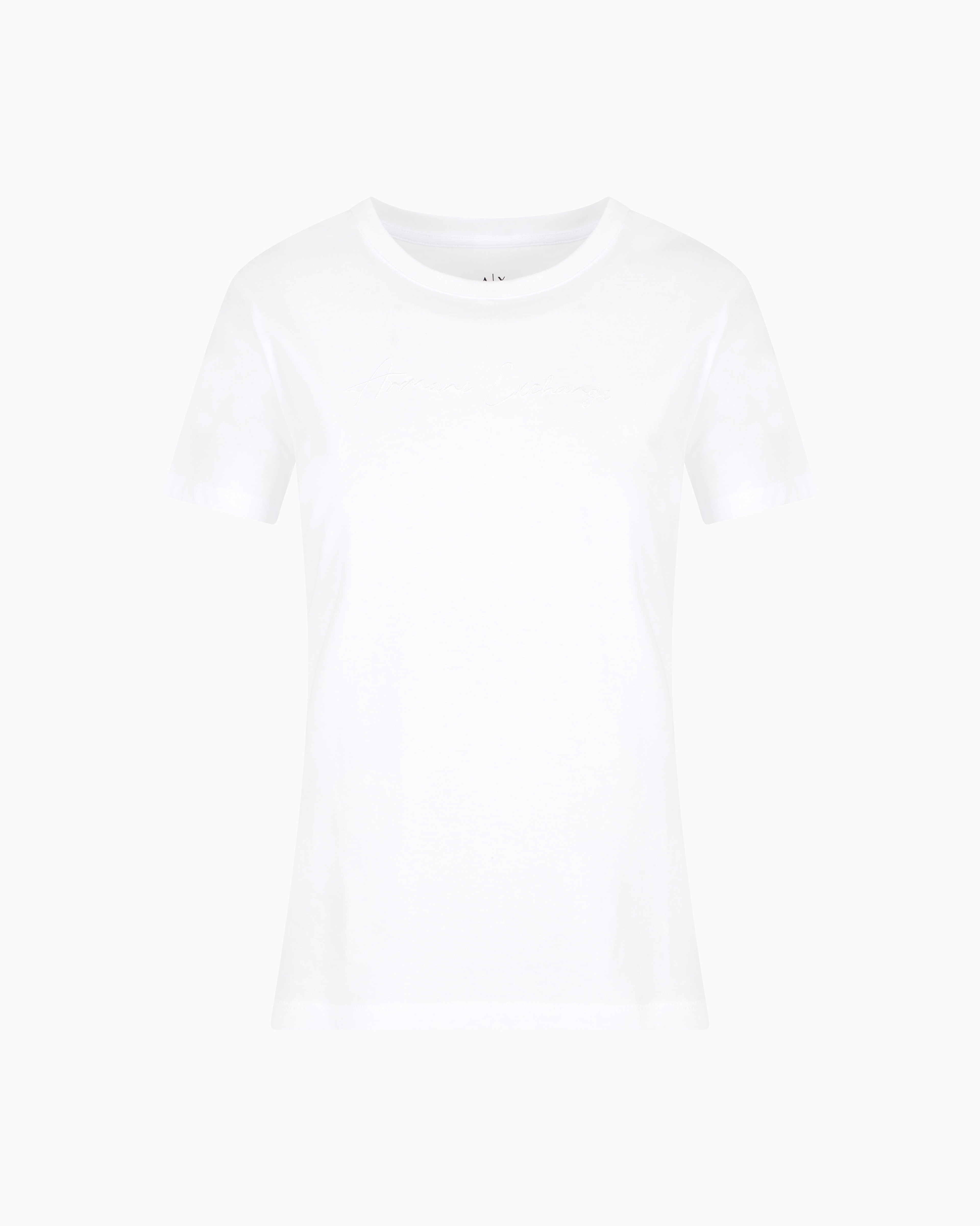 Armani Exchange Regular Fit Jersey T-shirt In White