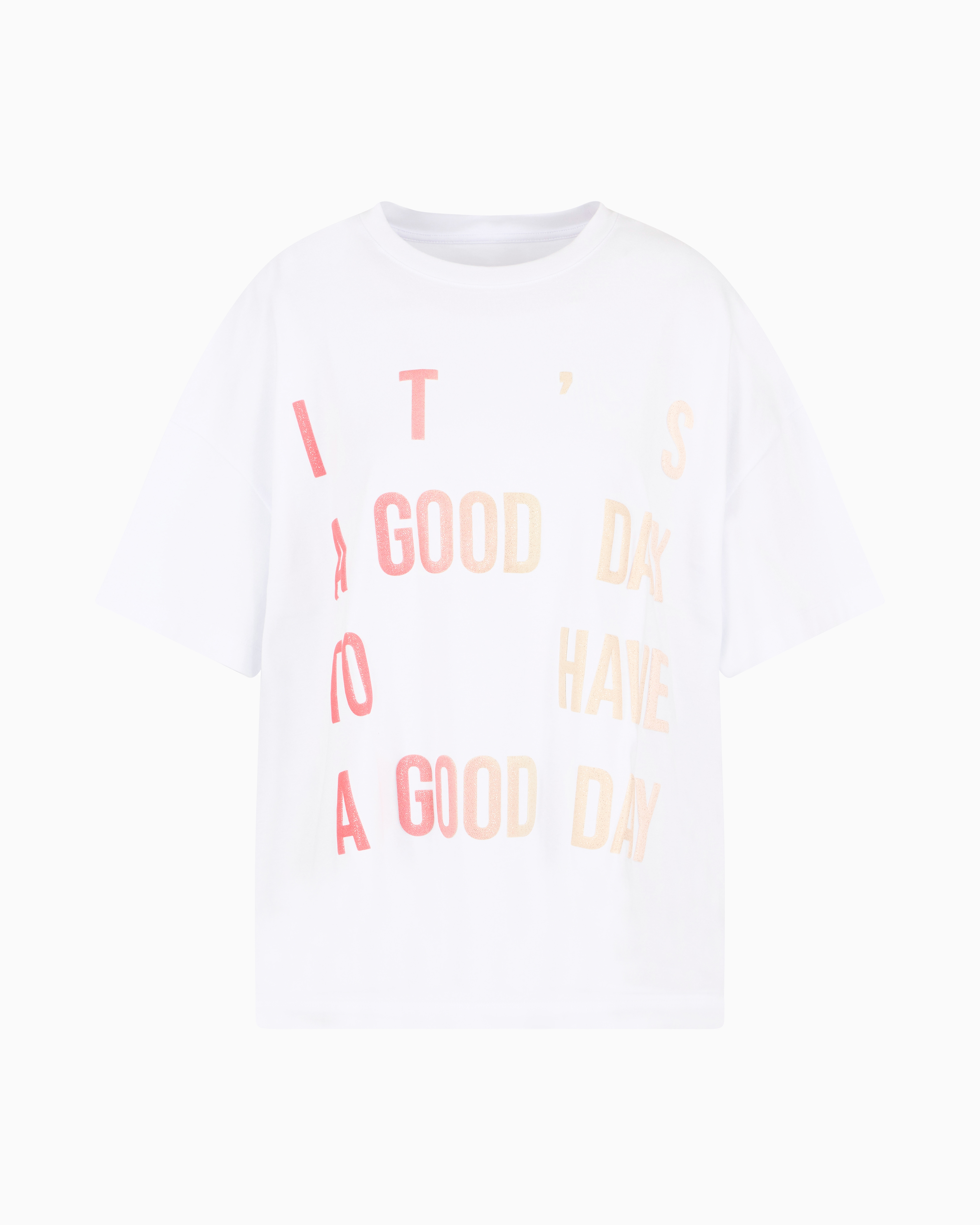 Armani Exchange Relaxed Fit T-shirts In White