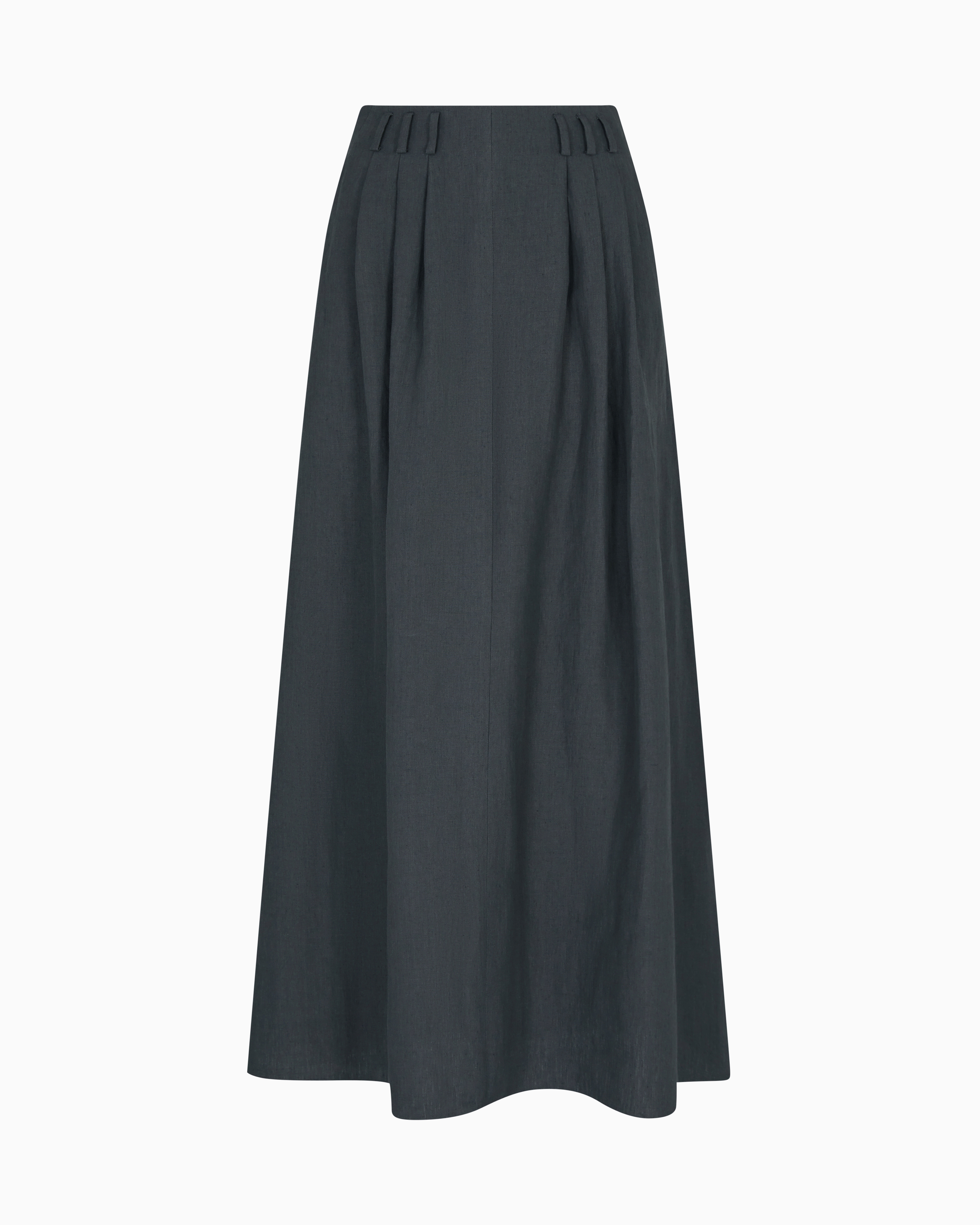 スカート GIORGIO ARMANI Giorgio Armani Virgin Wool Midi Skirt Sophisticated Vintage 1990s Giorgio Armani Le Collezioni