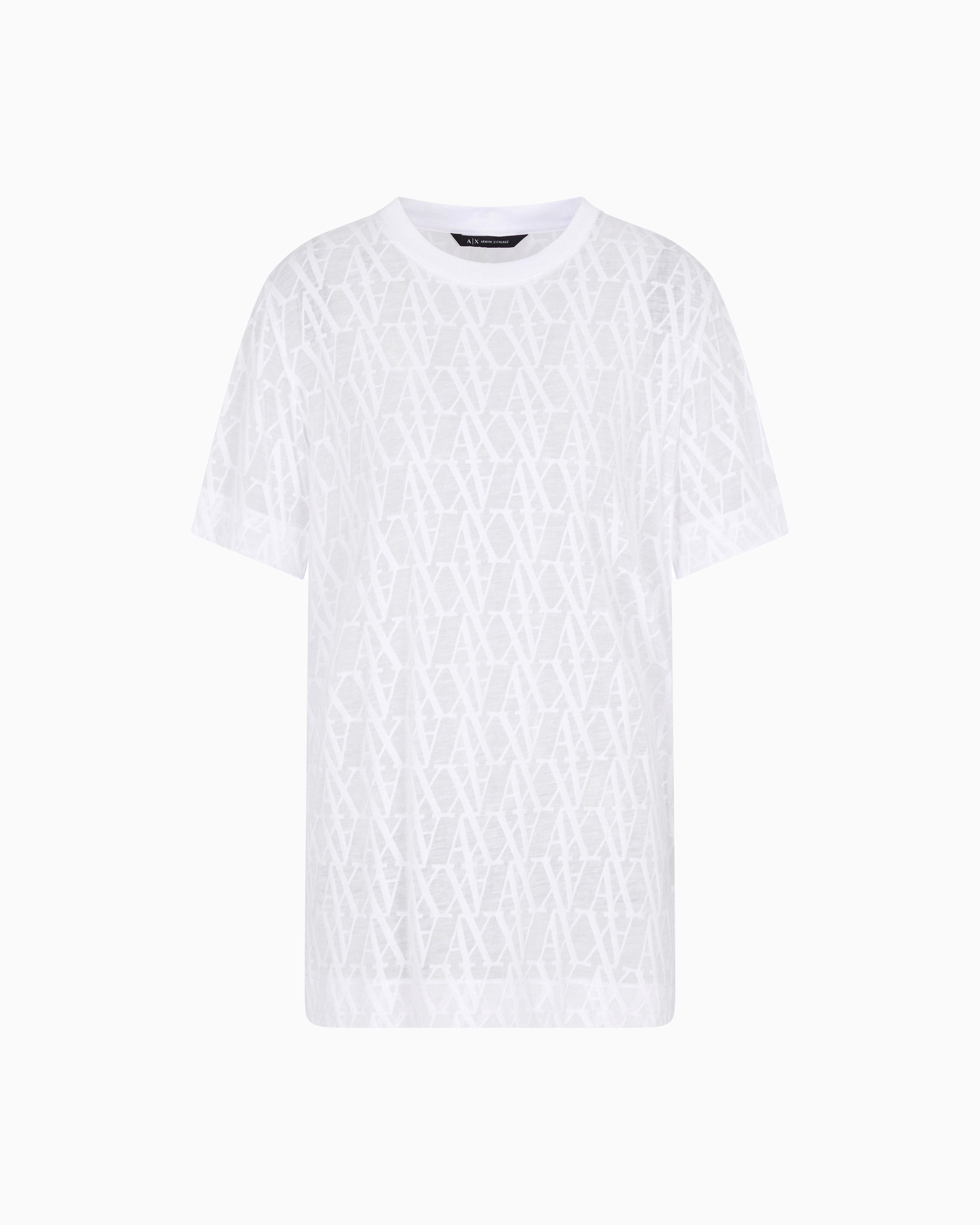 Armani Exchange Regular Fit T-shirts In White