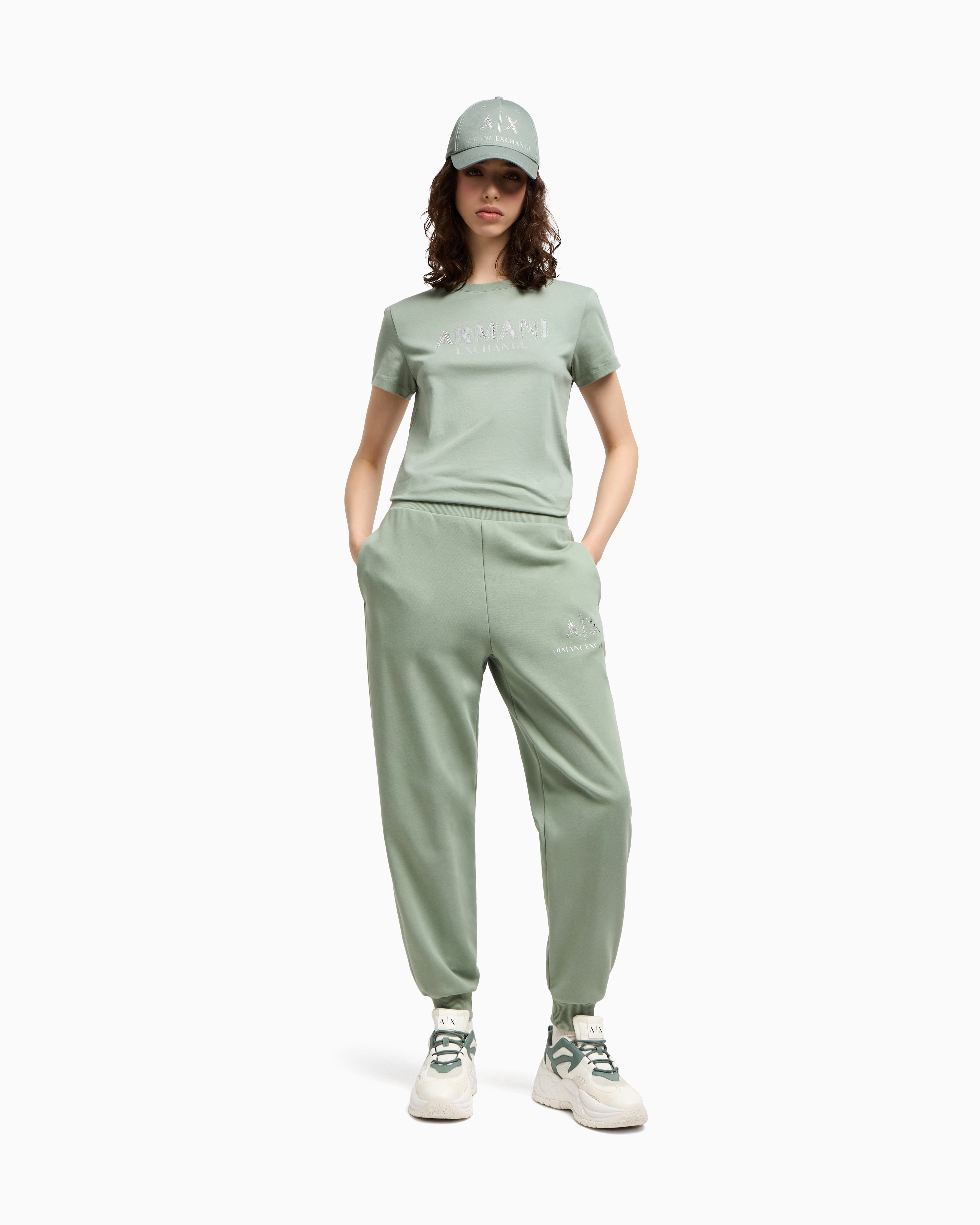 Armani Exchange Sweatpants In Green