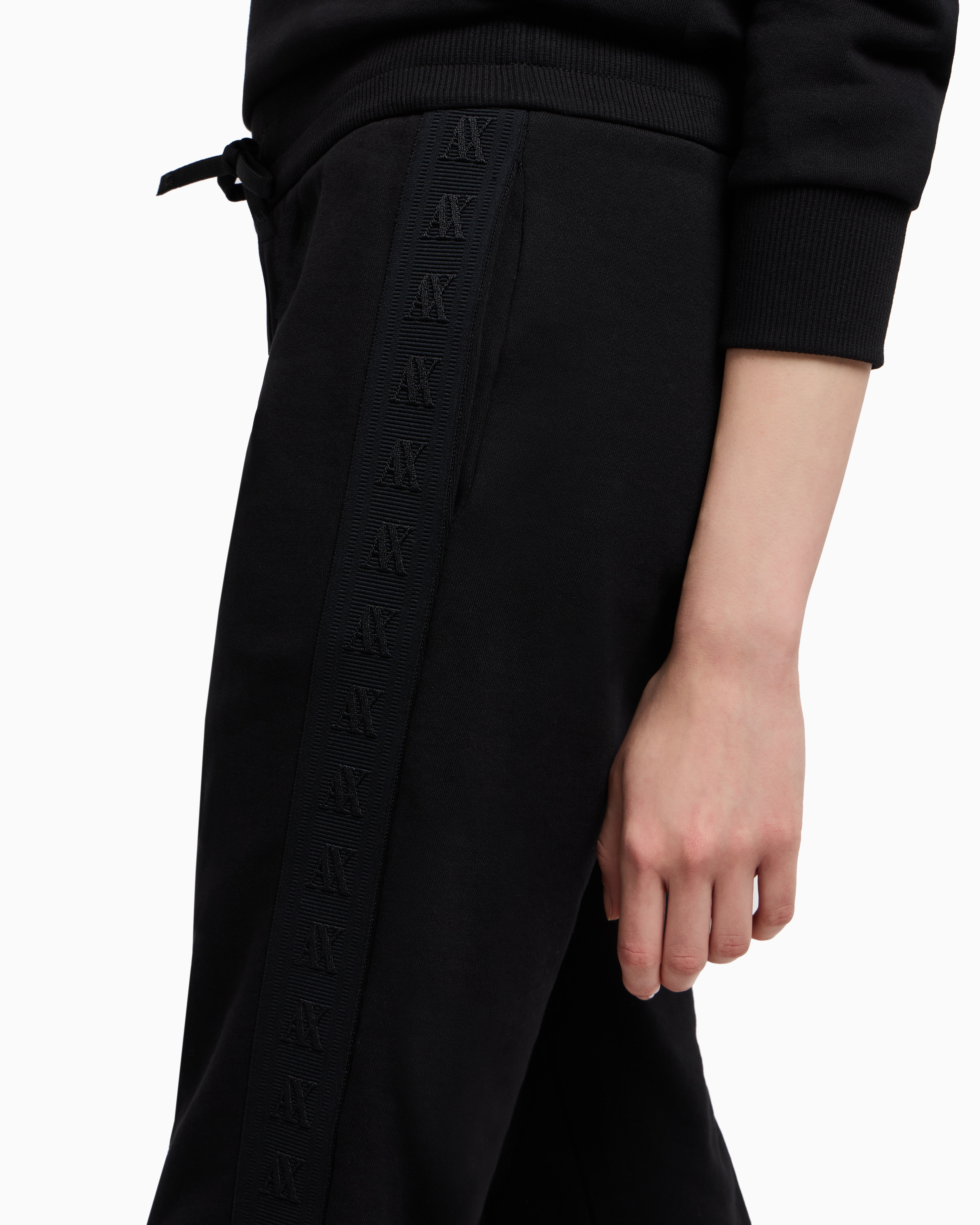 Armani Exchange - Sweatpants, Woman, Black, Size: