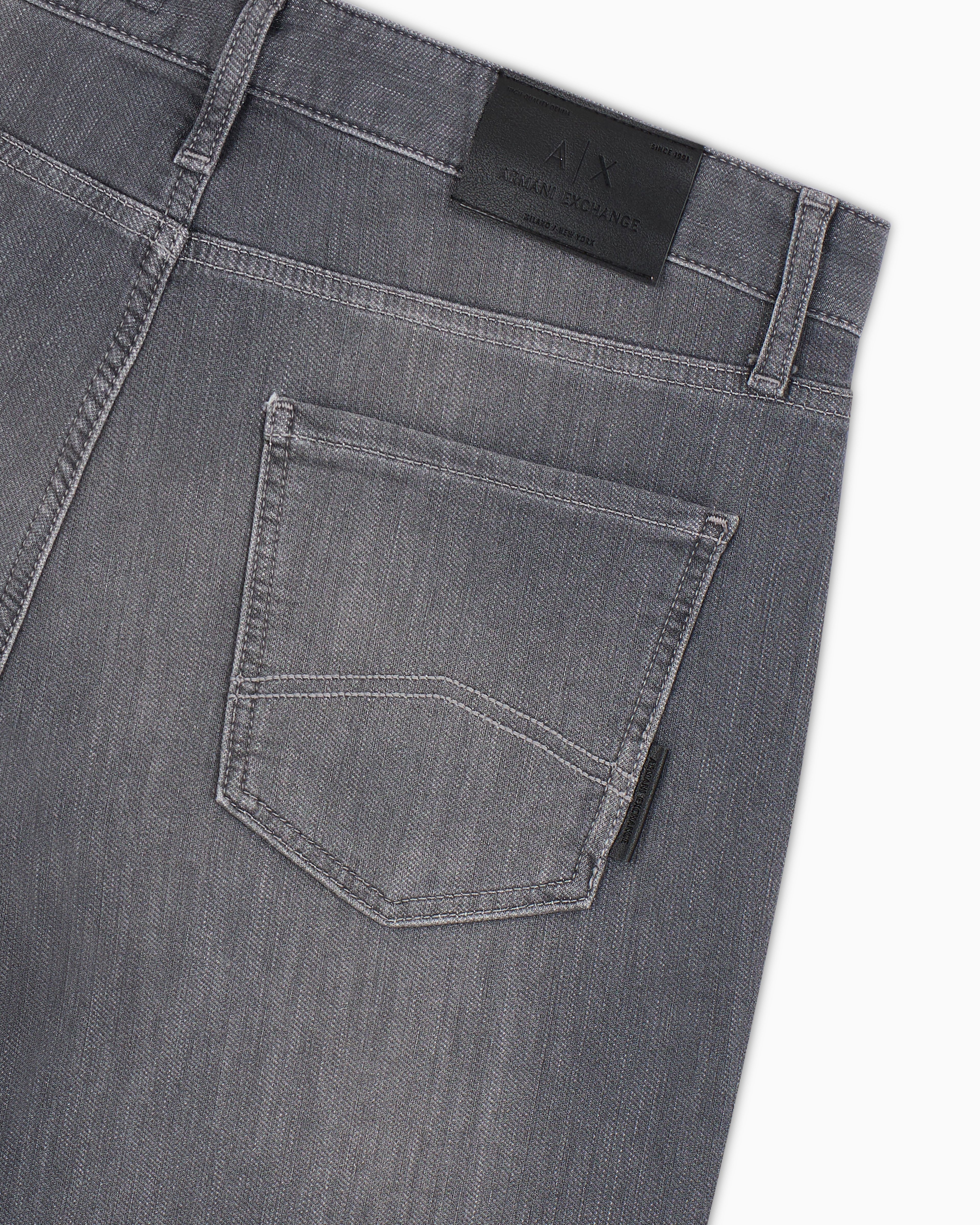 Armani Exchange - Slim Jeans, Man, Grey, Size: