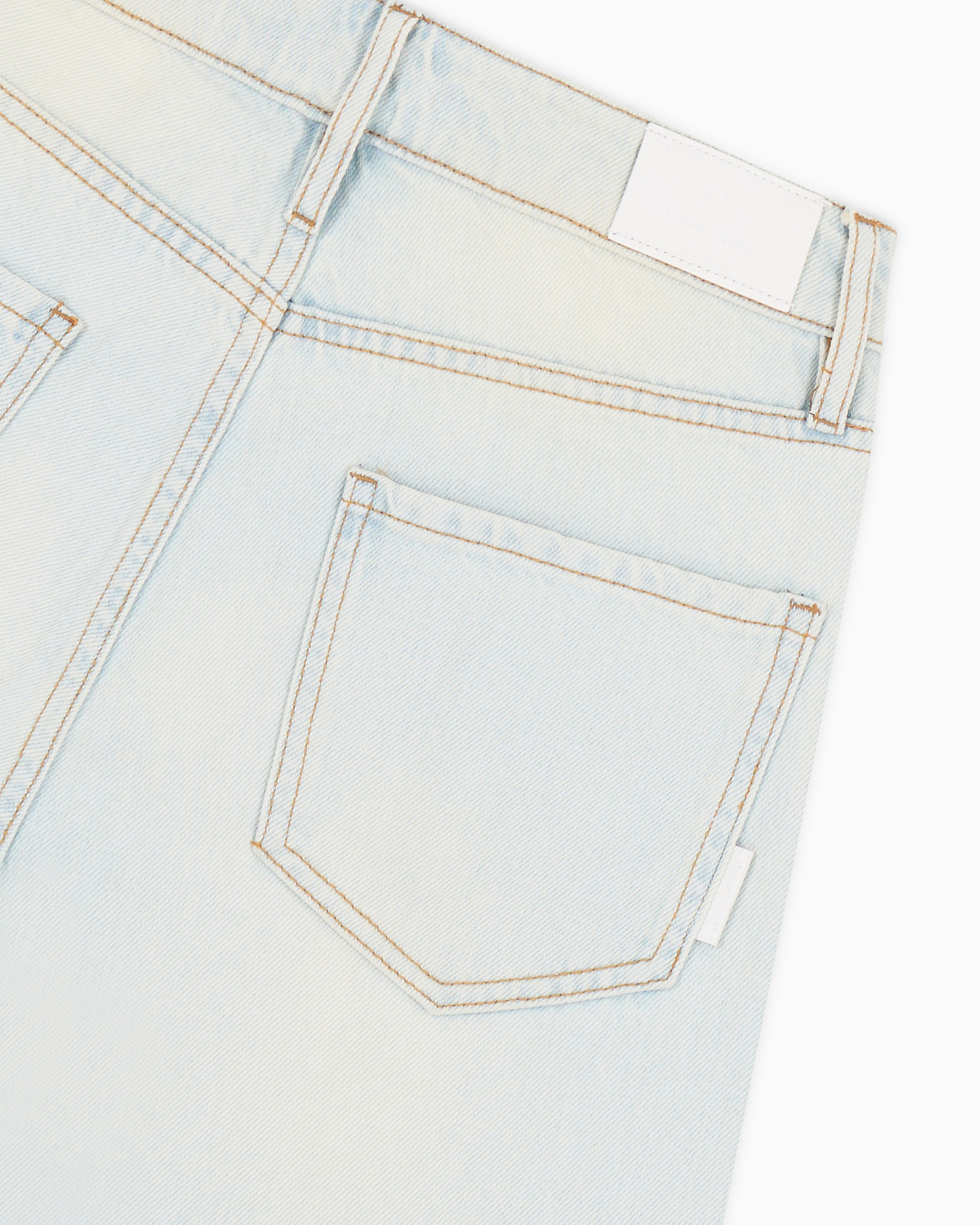 Armani Exchange - ASV Cotton Denim Carrot Fit Jeans, Woman, Blue, Size: