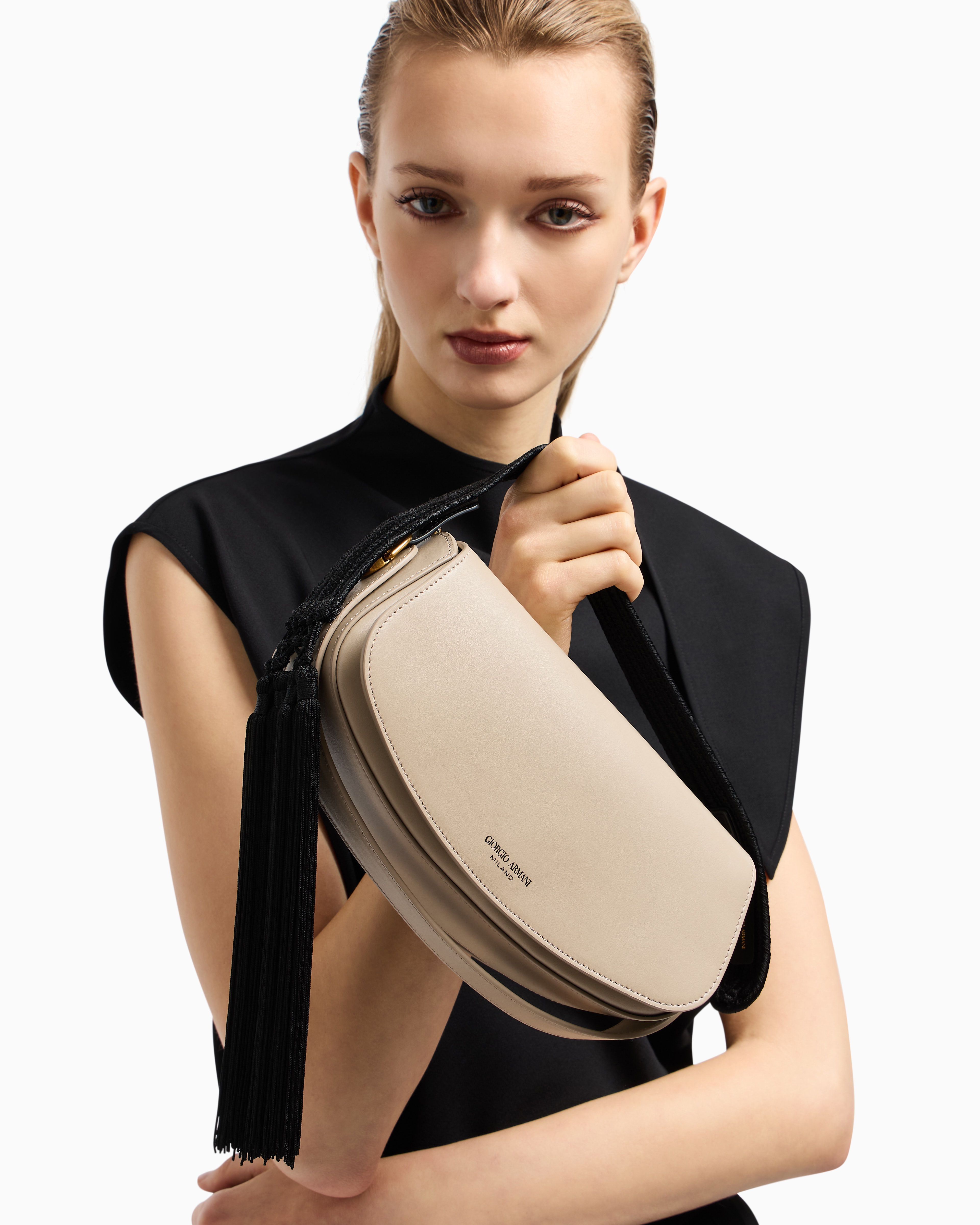 Giorgio Armani Sautage Shoulder Strap With Tassels