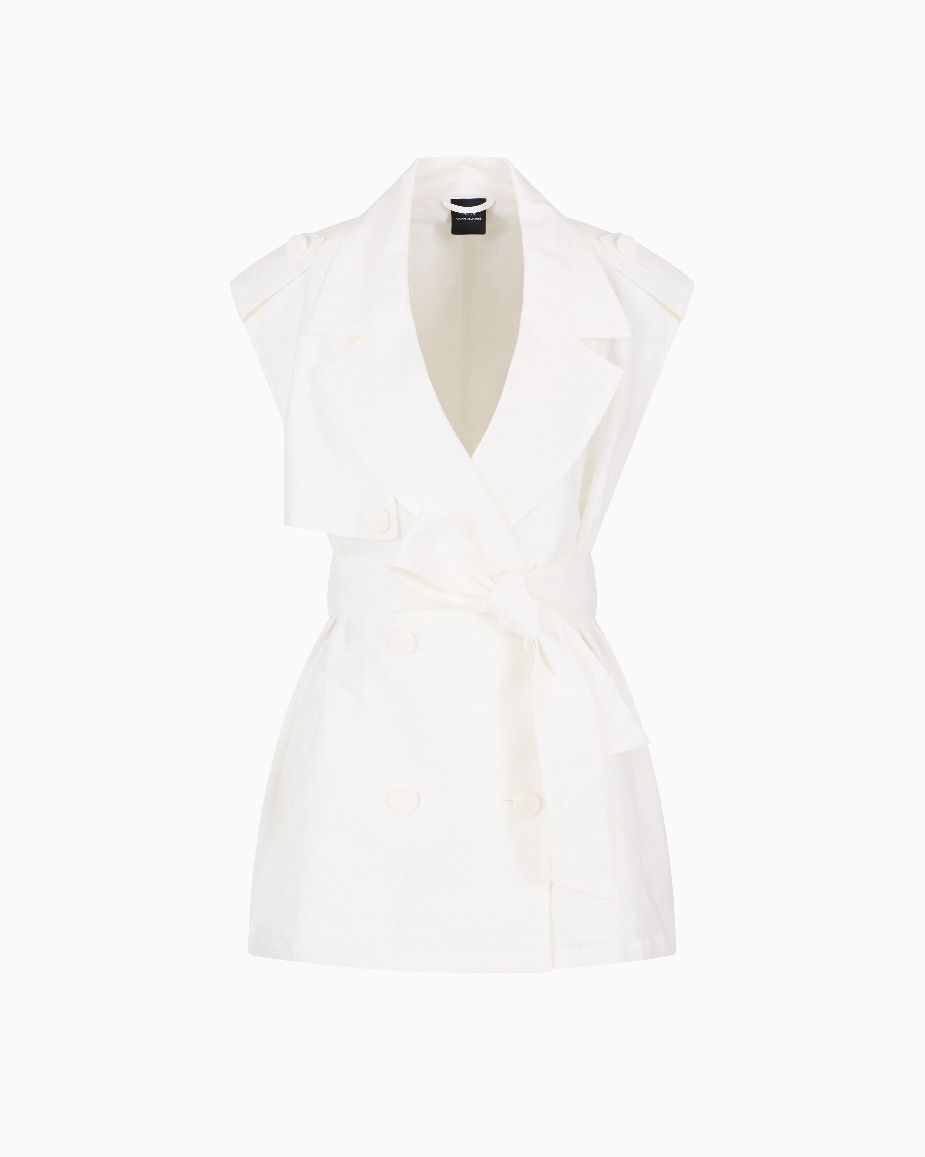Armani Exchange Waistcoats In White