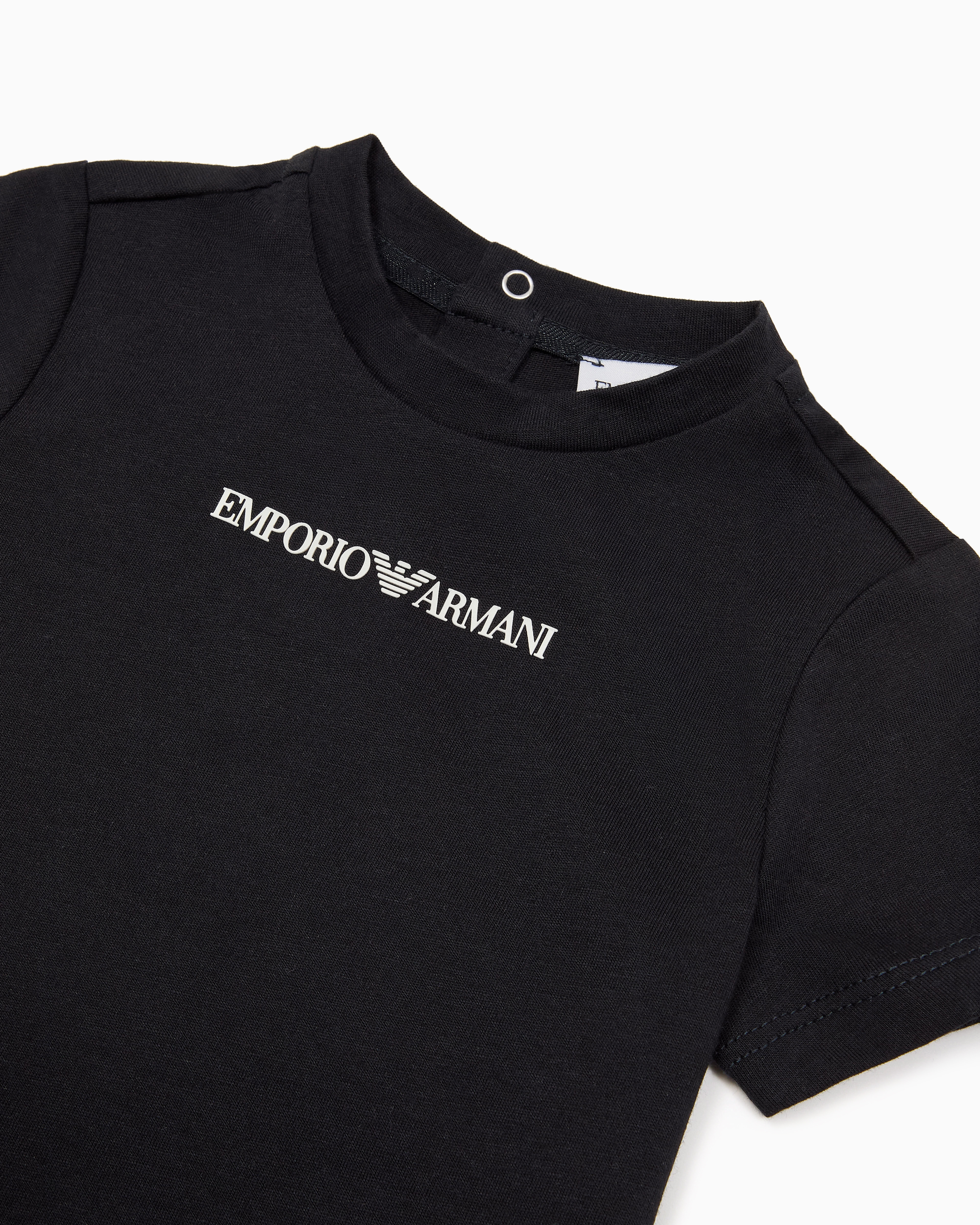Emporio Armani T-shirts In Navy Blue
