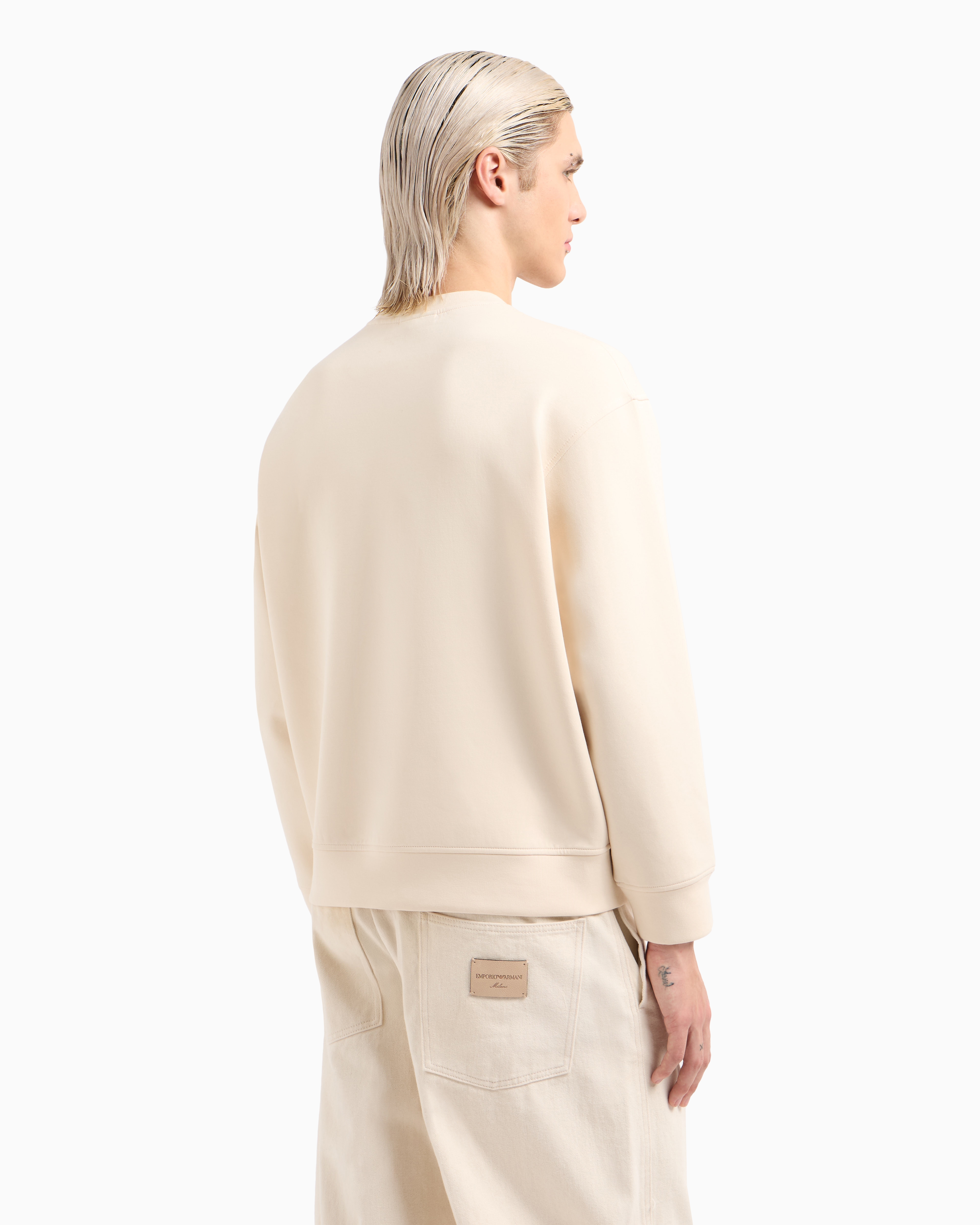 Emporio Armani◆オーバー ASVダブルジャージースウェットシャツ undefined