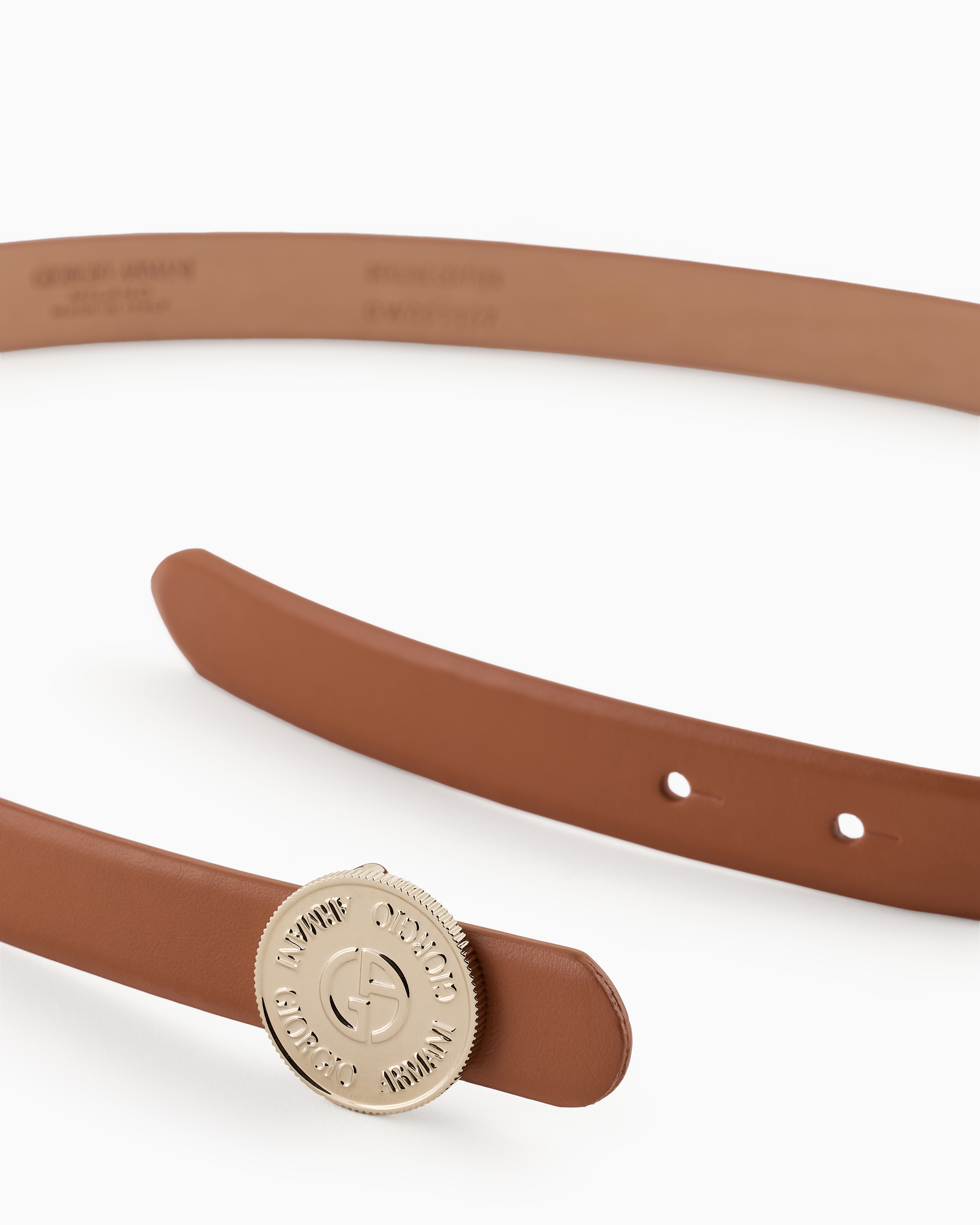 Giorgio Armani Belts In Camel