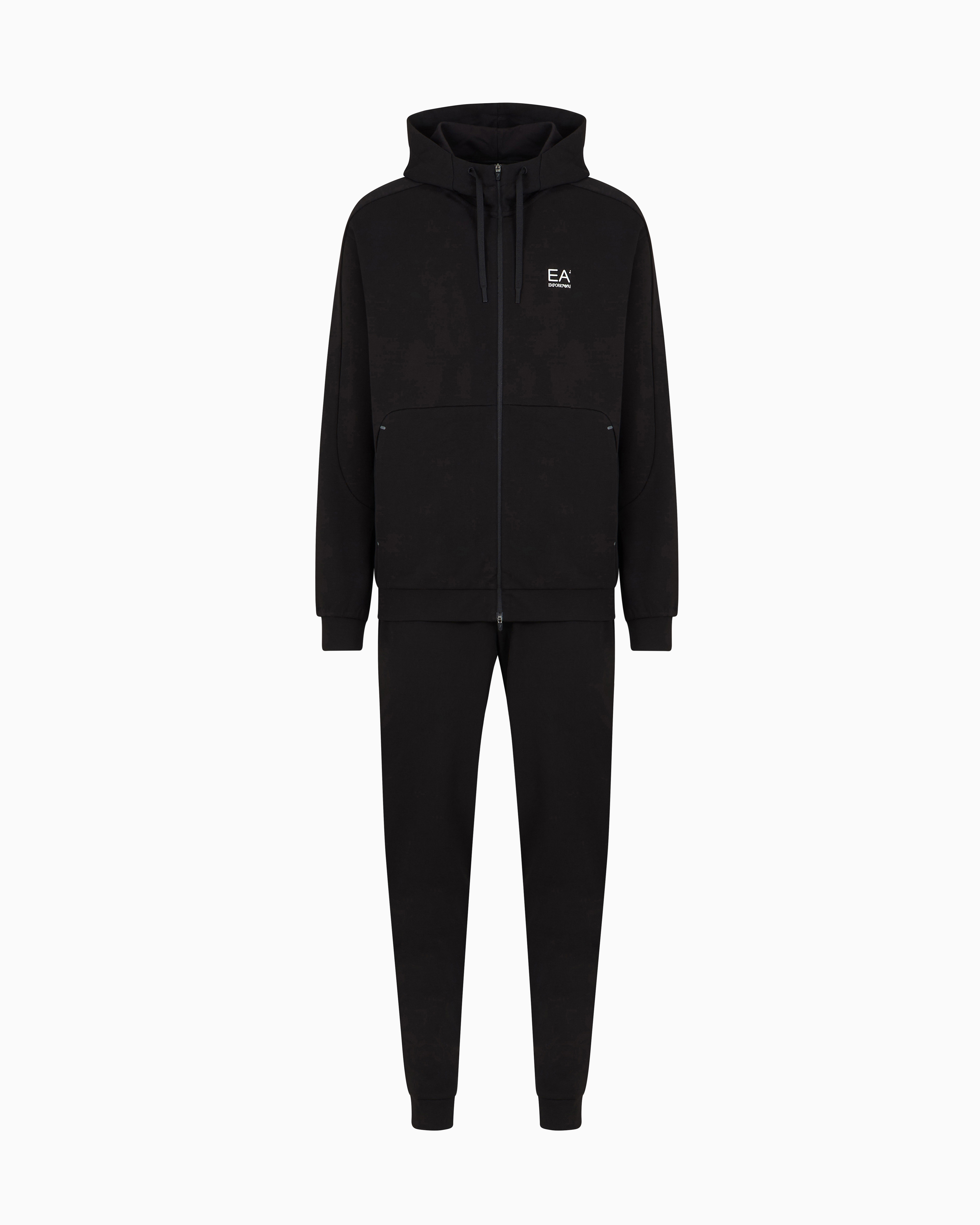 Ea7 Dynamic Athlete Tracksuit In Natural Ventus7 Technical Fabric In Blue
