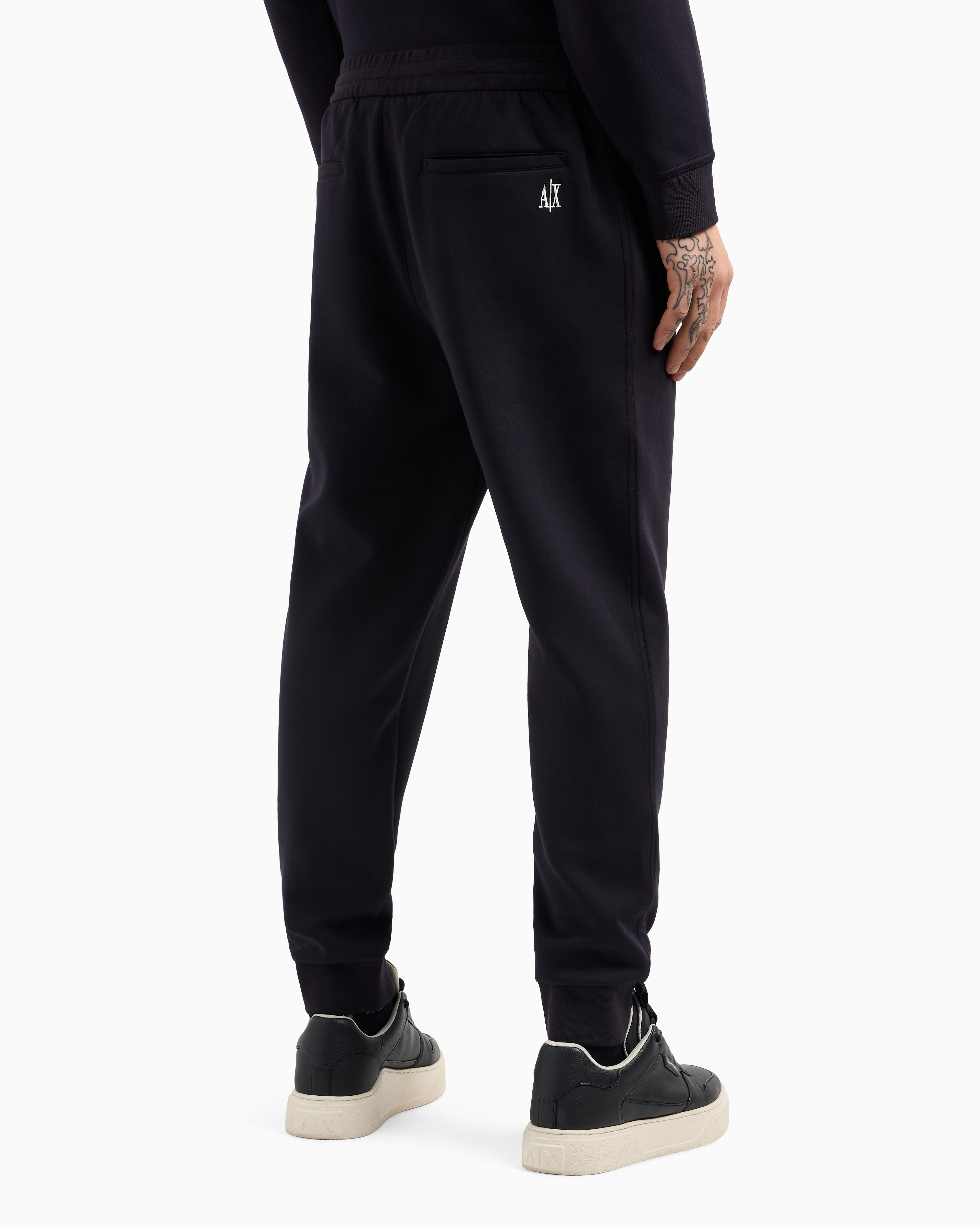 パンツ ARMANI EXCHANGE Woman Pants Black XW000824AF10818 UC001 AX Women's Pants with Drawstring and Elastic - ARMANI