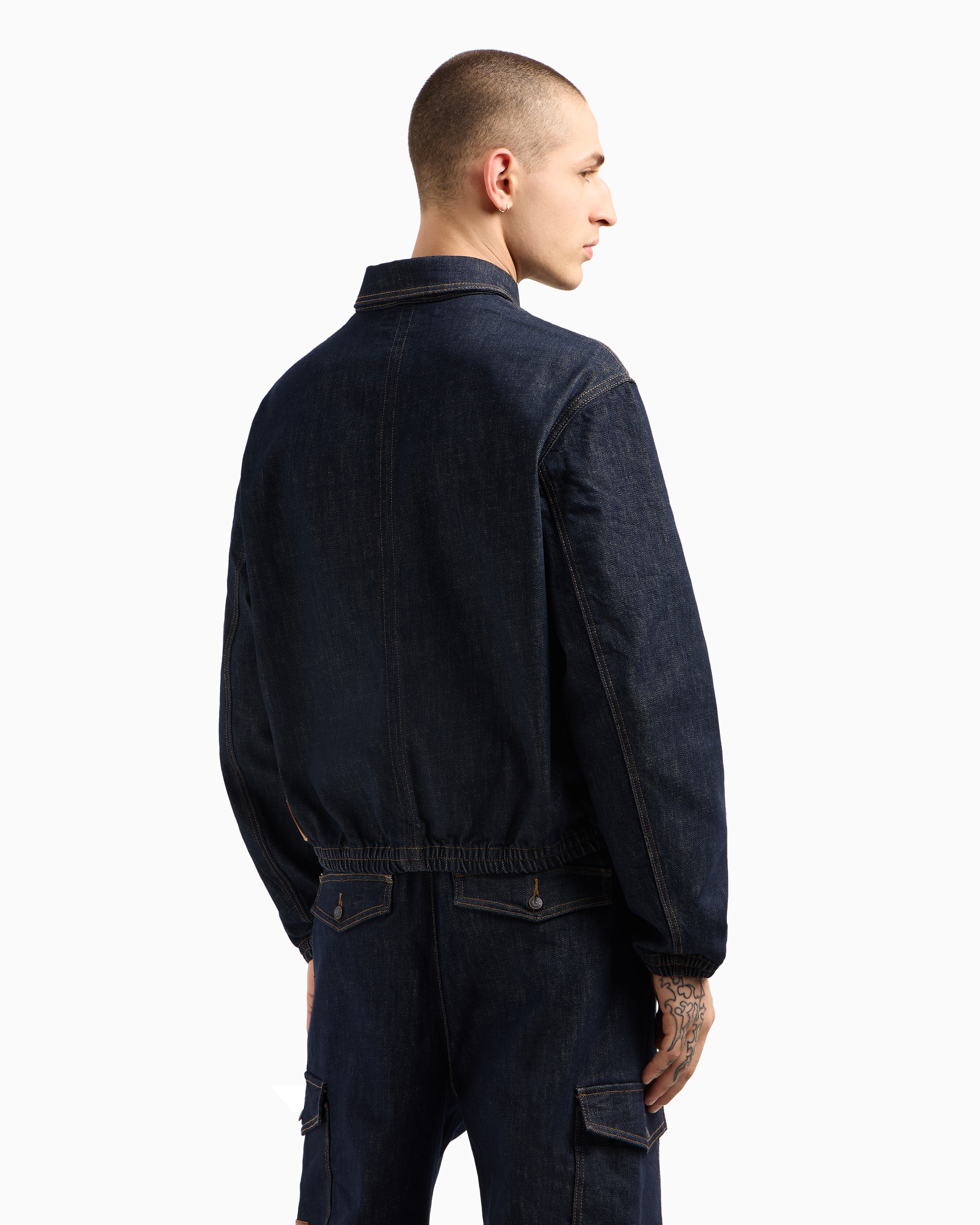 Denim Bomber Jacket | Armani Exchange