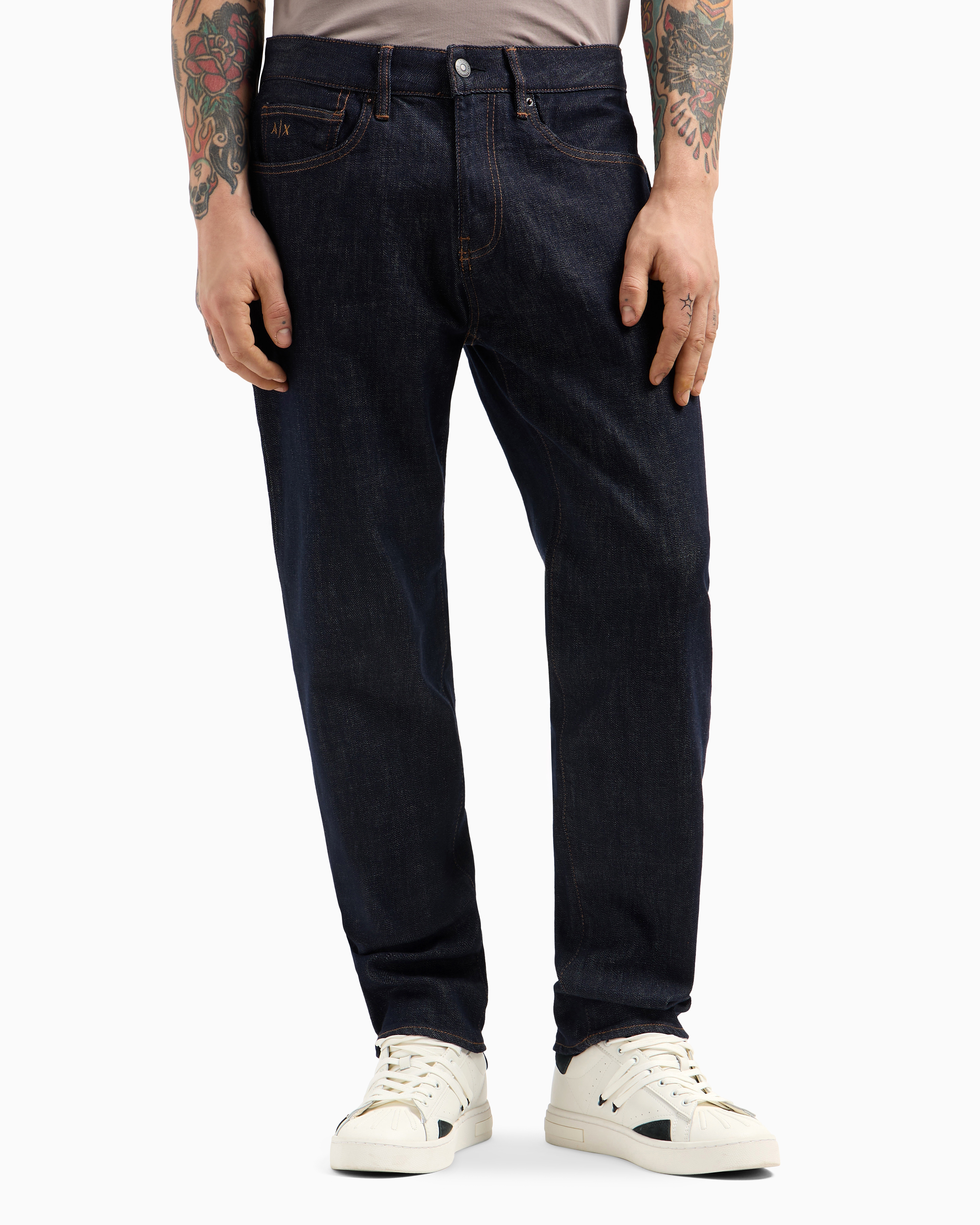 Armani Exchange Slim Jeans In Blue