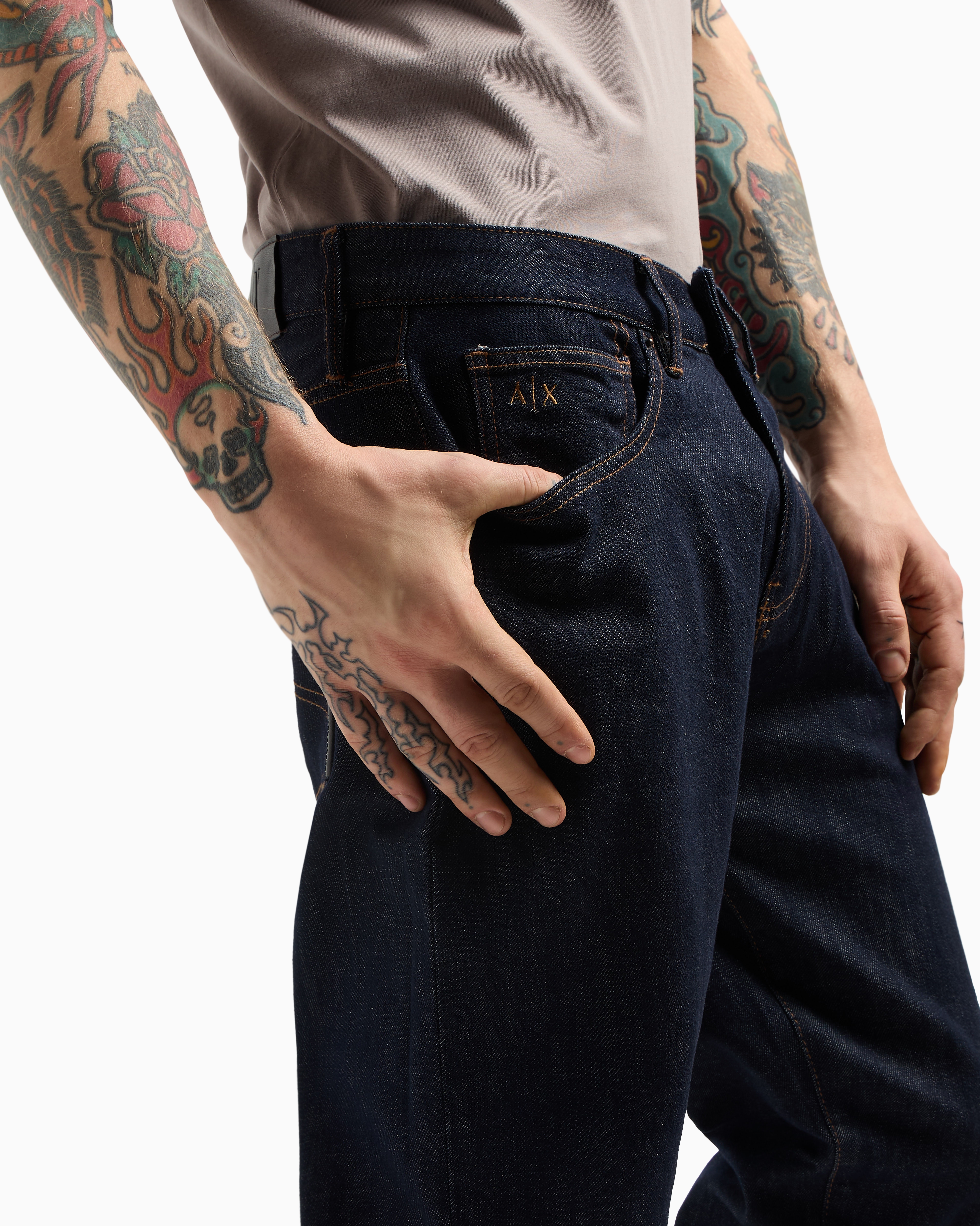 Armani Exchange Slim Jeans In Blue
