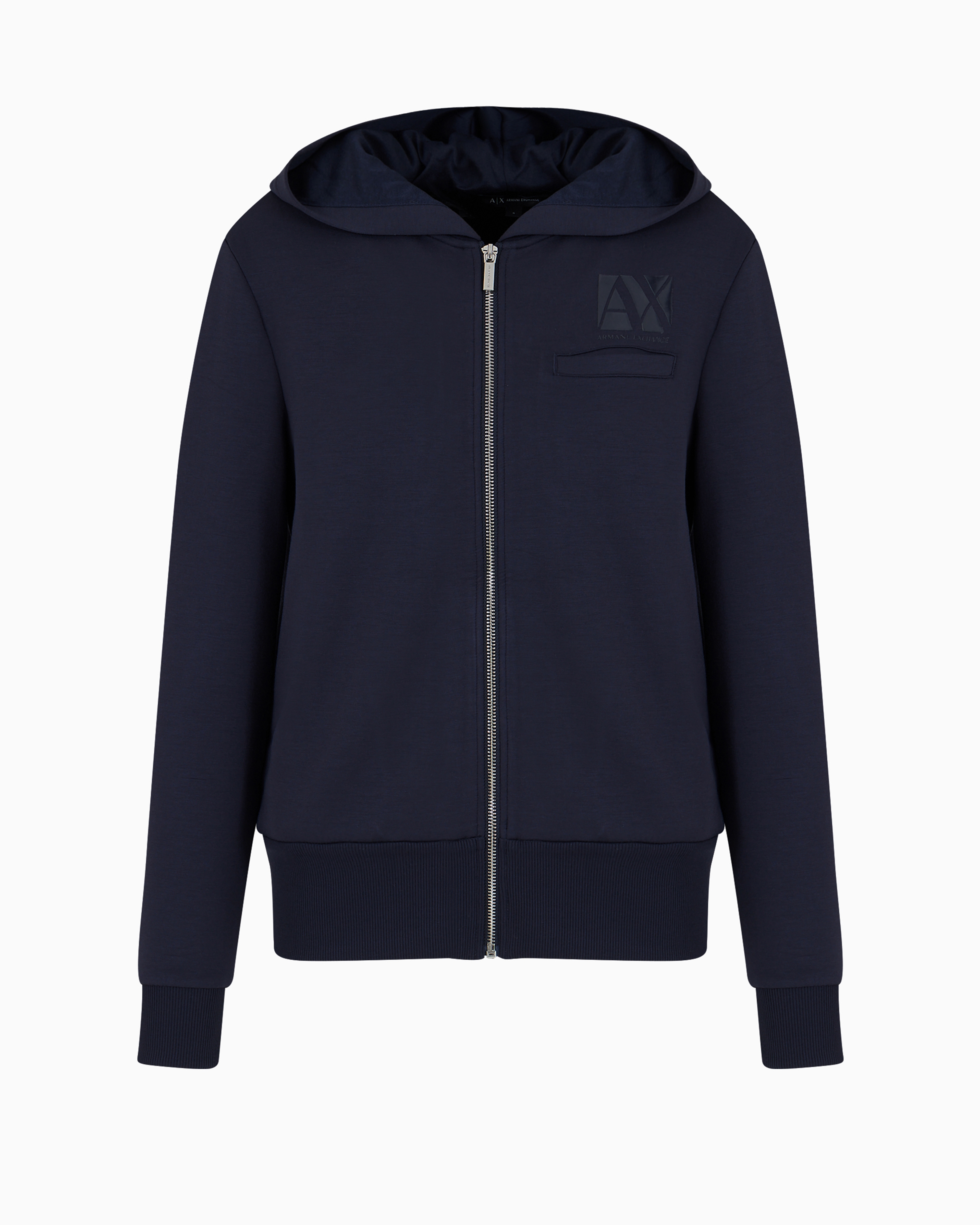 【A|X】ロゴテープ付★ジップアップ フーディー スウェット ARMANI EXCHANGE トレーナー スウェット 「A|X アルマーニ