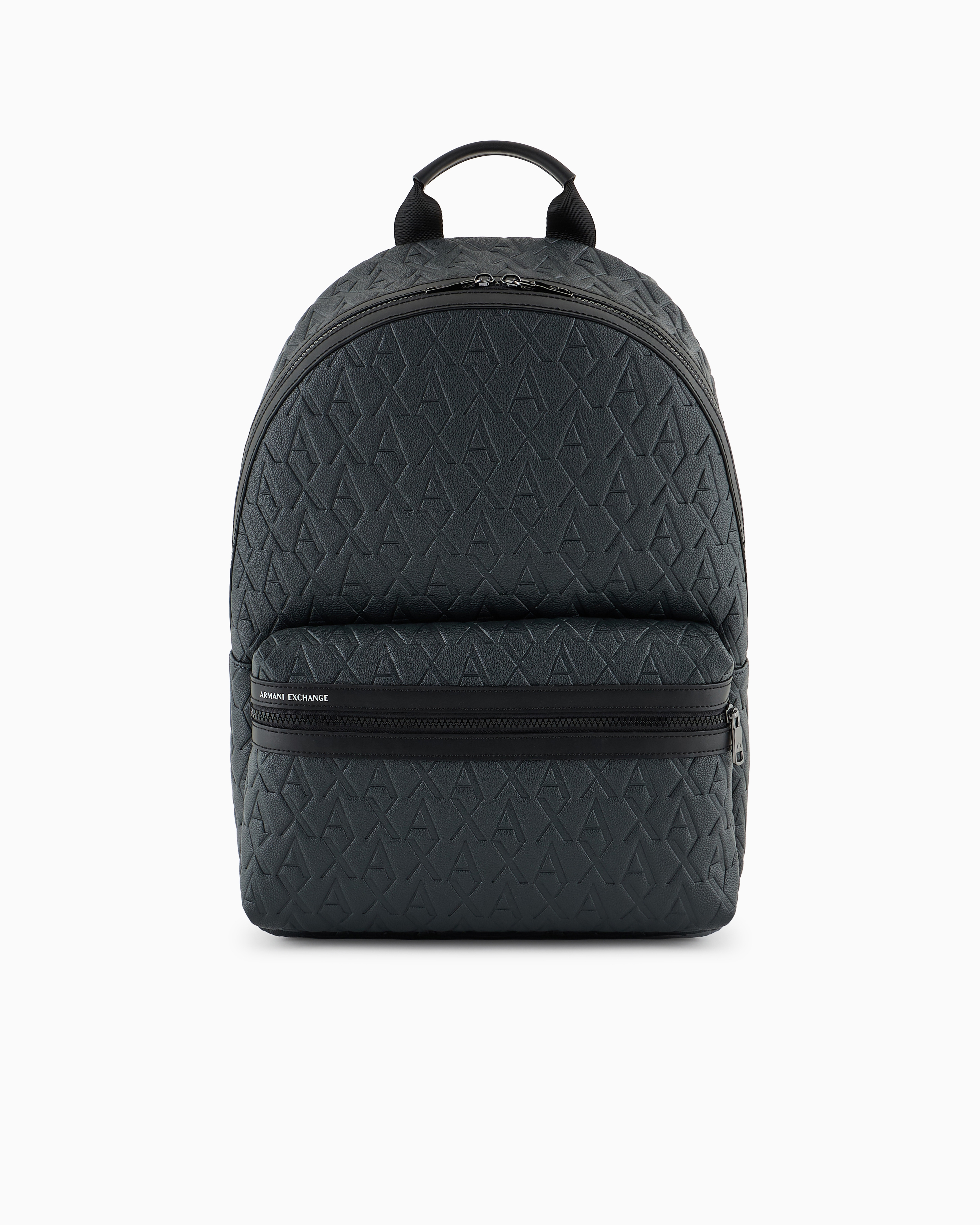 Armani Exchange Asv Recycled Material Backpack In Green