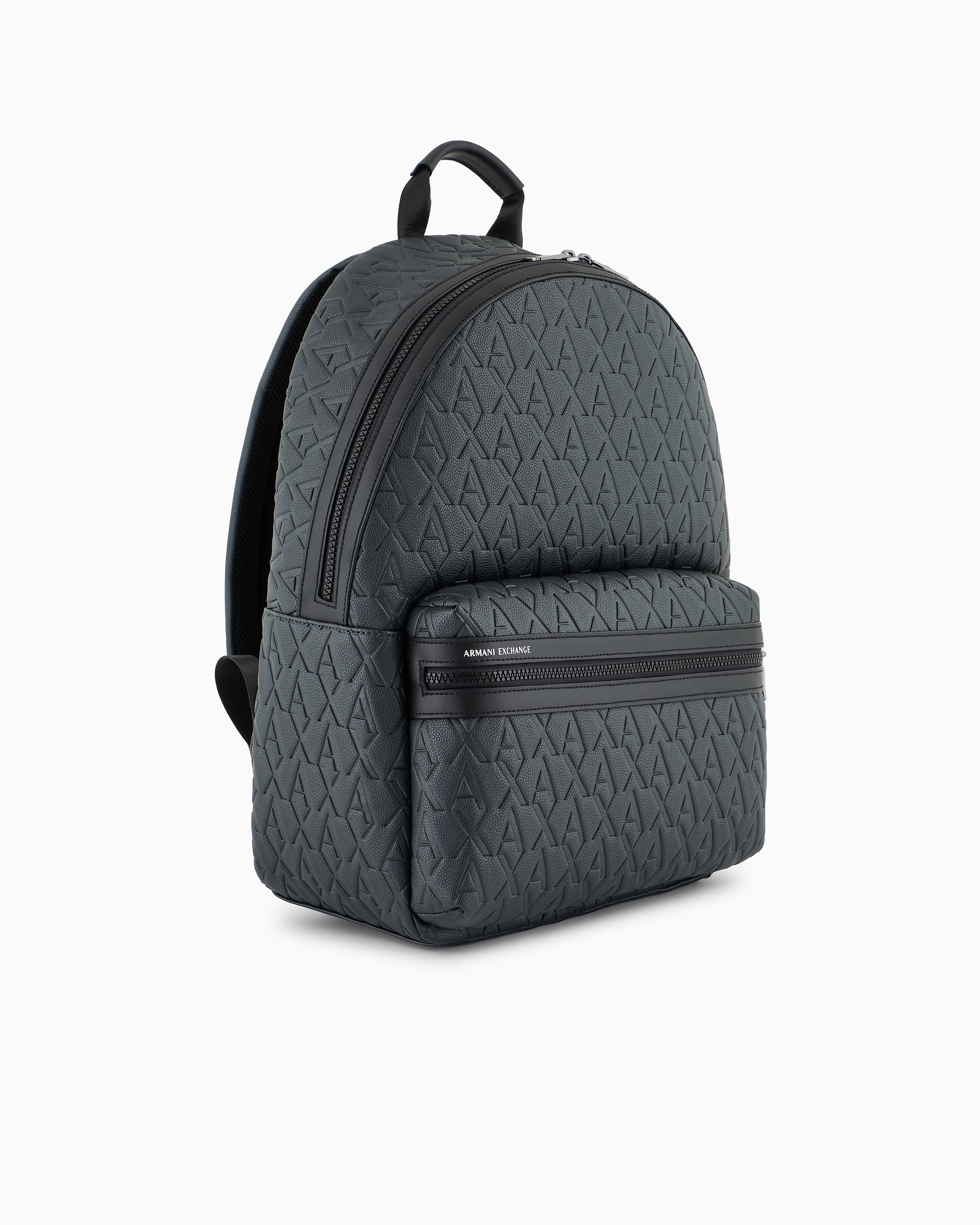 Armani Exchange Asv Recycled Material Backpack In Green