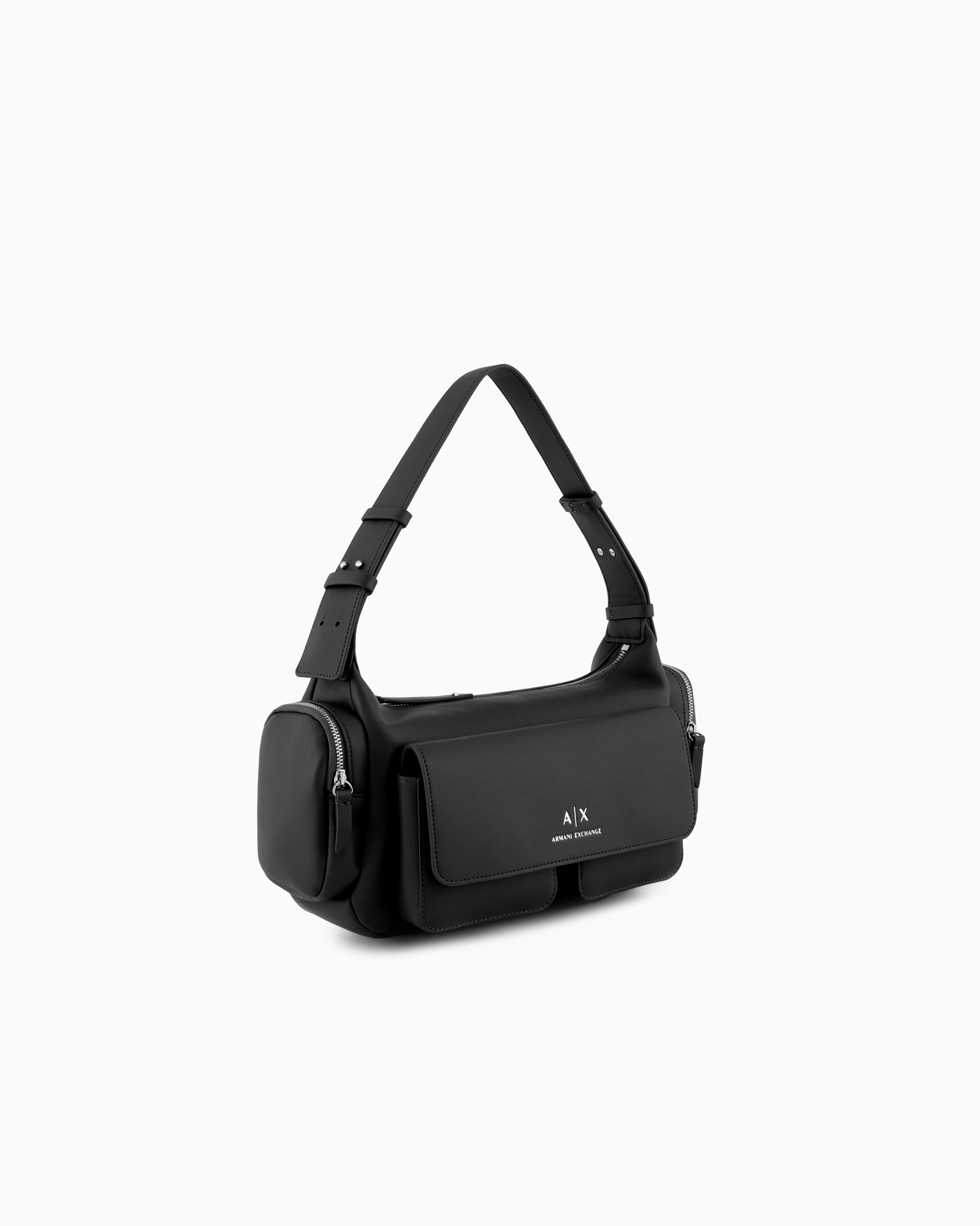 Armani Exchange Shoulder Bags In Black