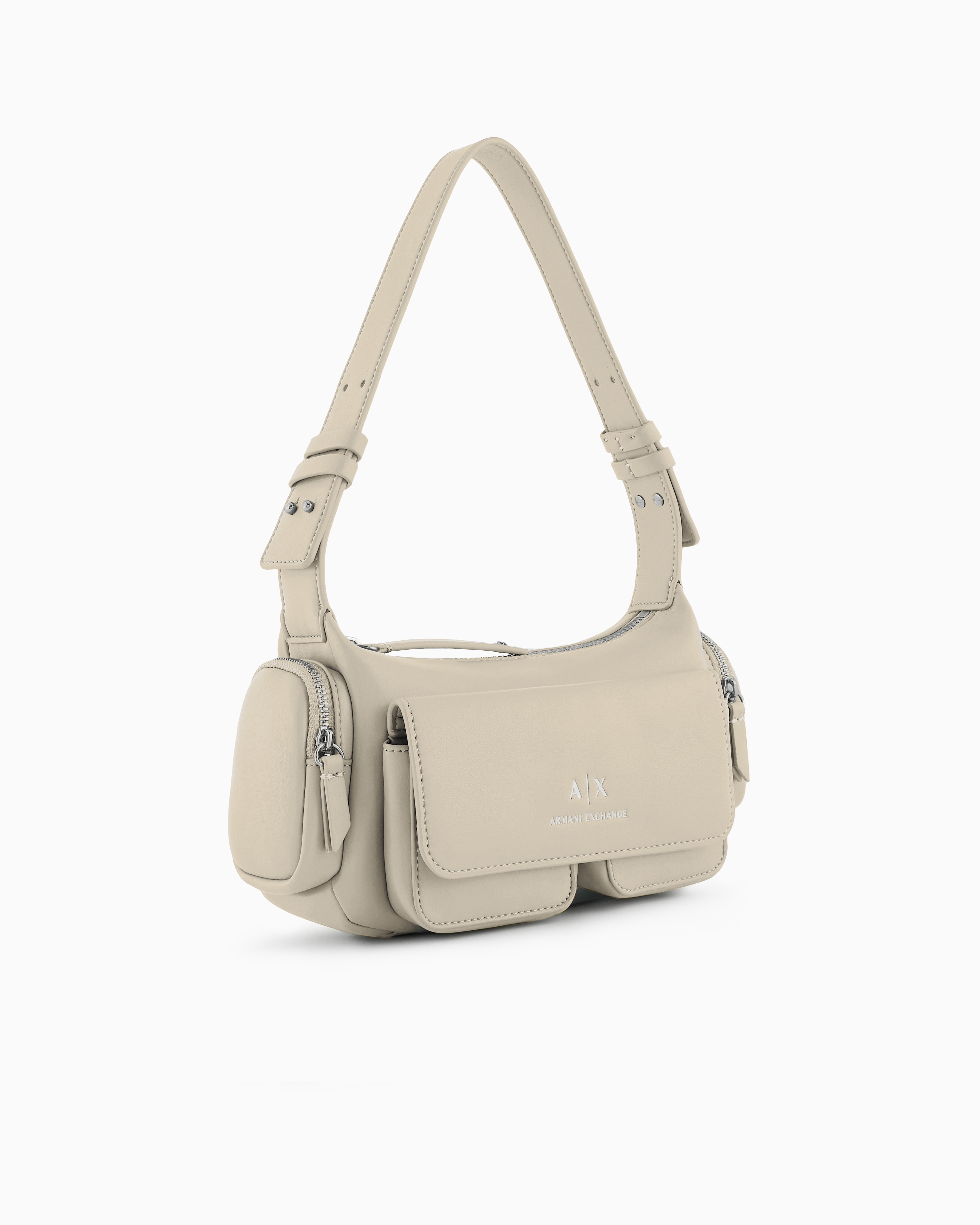 Armani Exchange Shoulder Bags In Beige