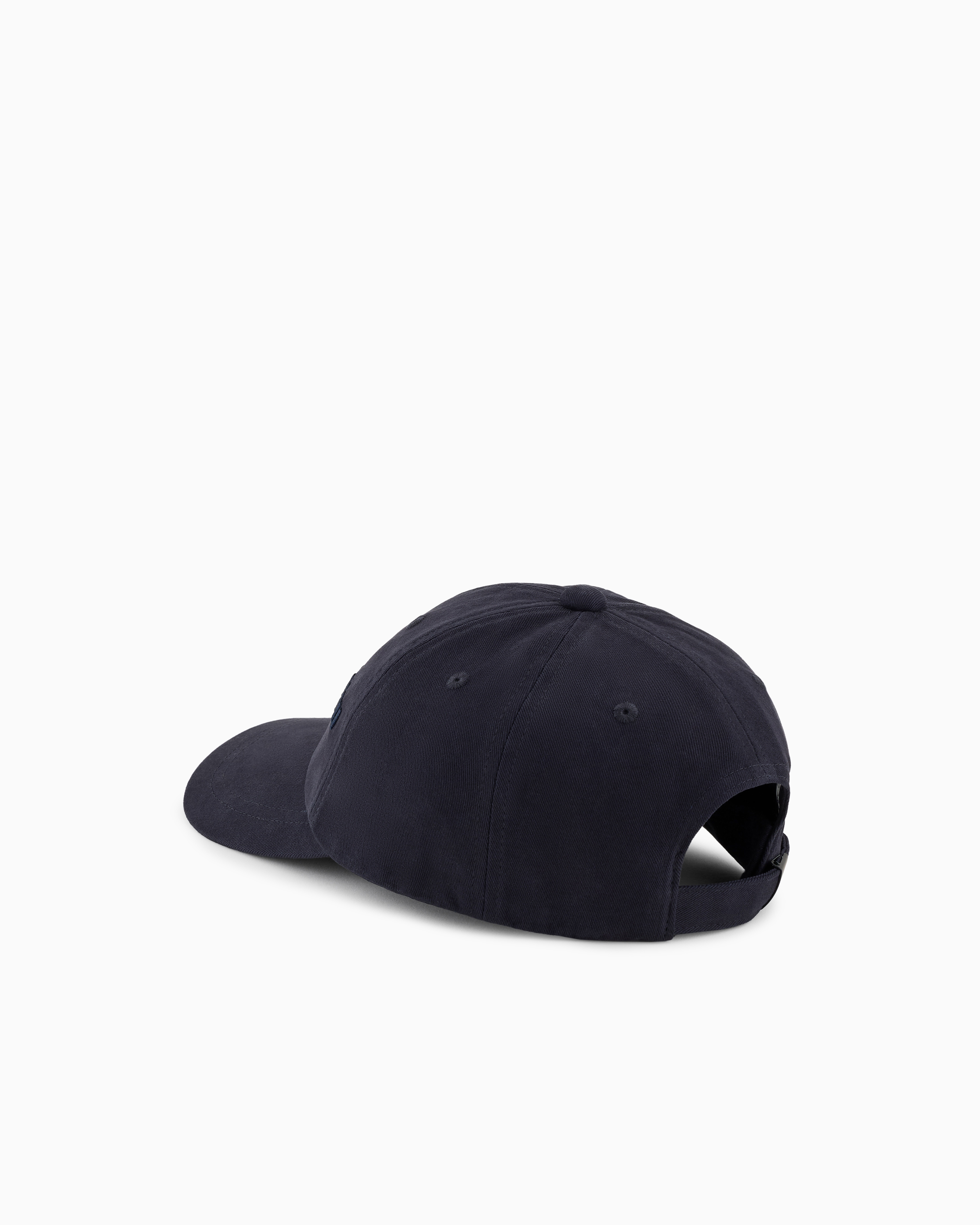 Emporio Armani Logo Baseball Cap In Navy Blue