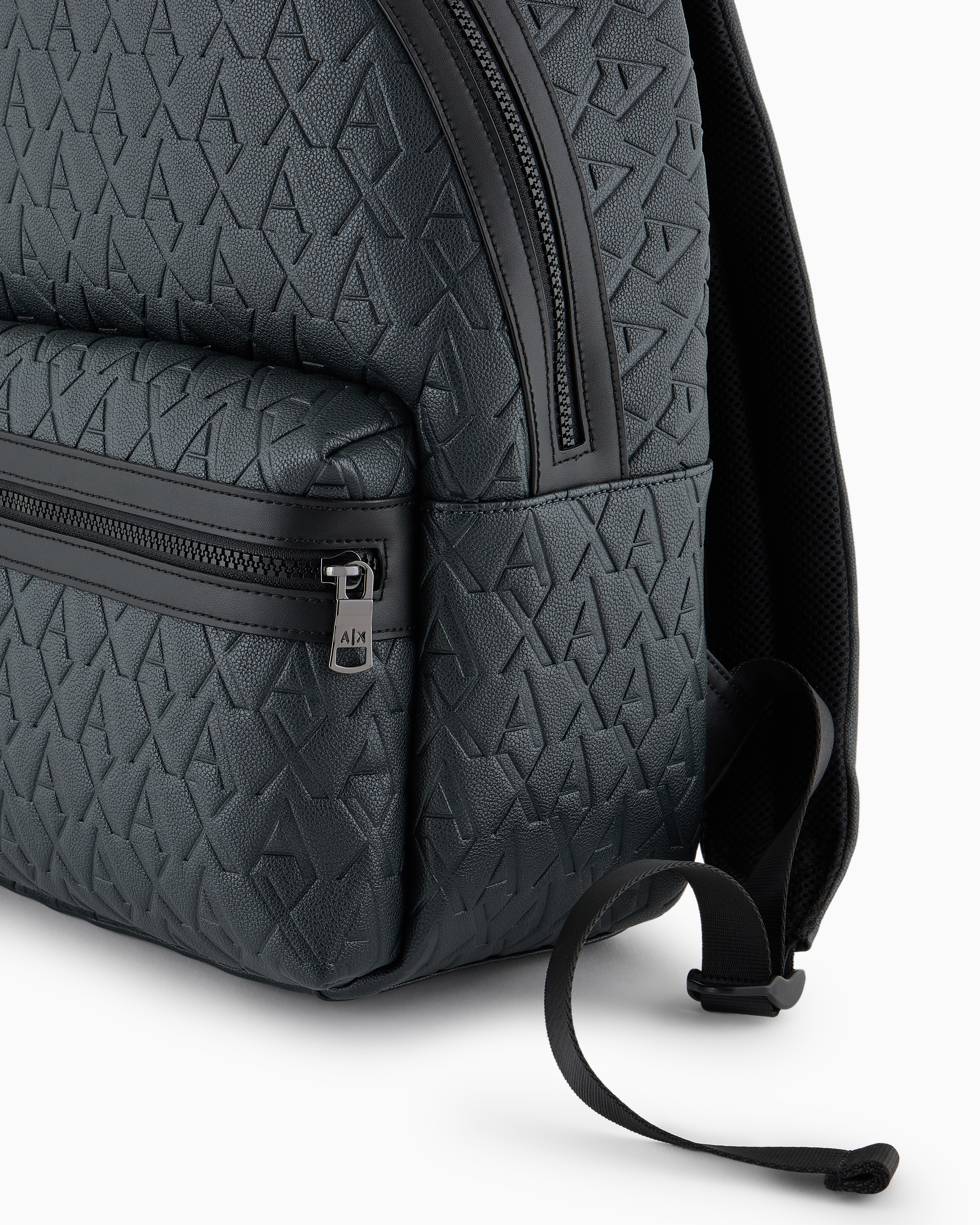 Armani Exchange Asv Recycled Material Backpack In Green