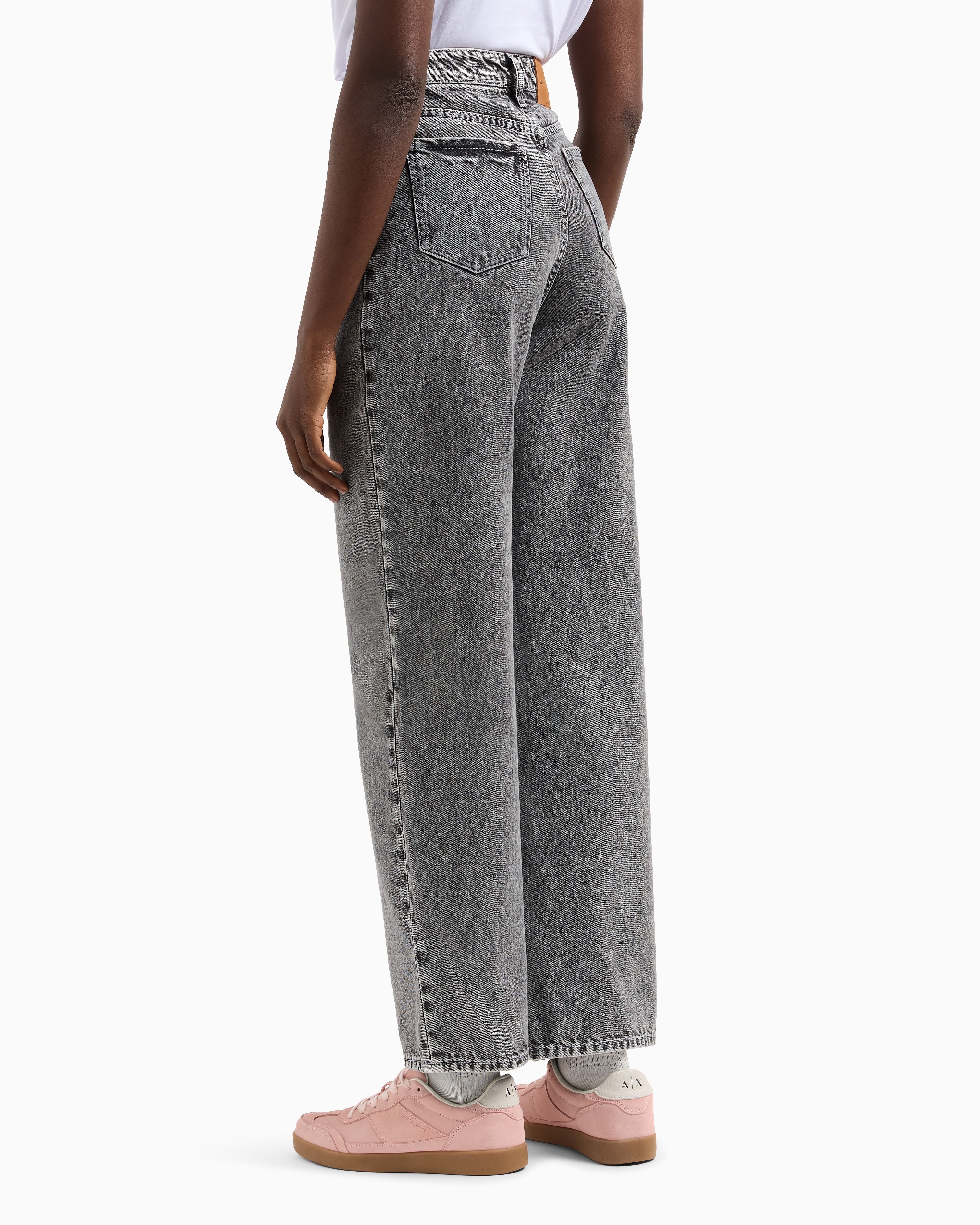 Armani Exchange -  Relaxed fit jeans rigid denim, Woman, Blue, Size: