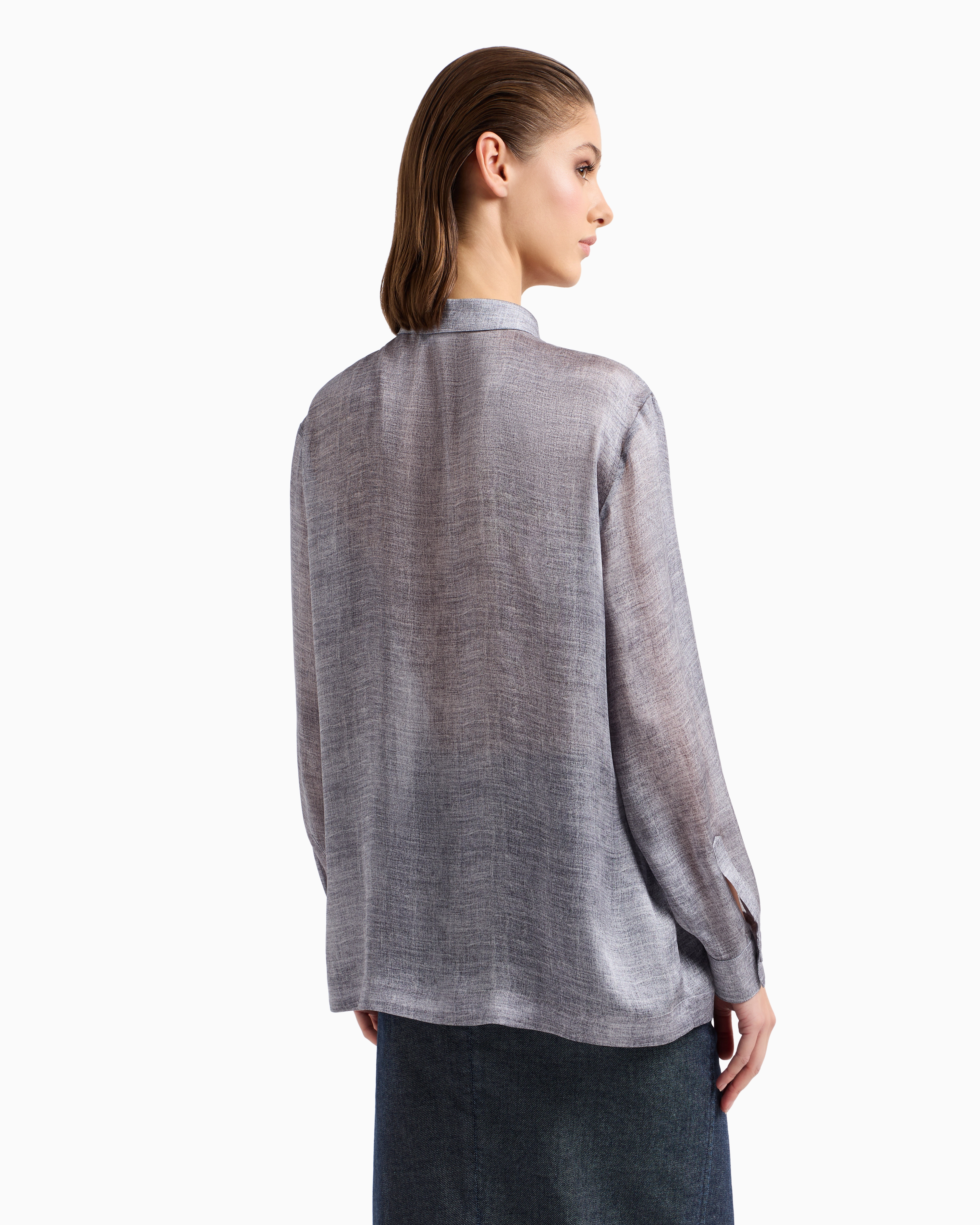 Giorgio Armani Asymmetric Button-placket Shirt