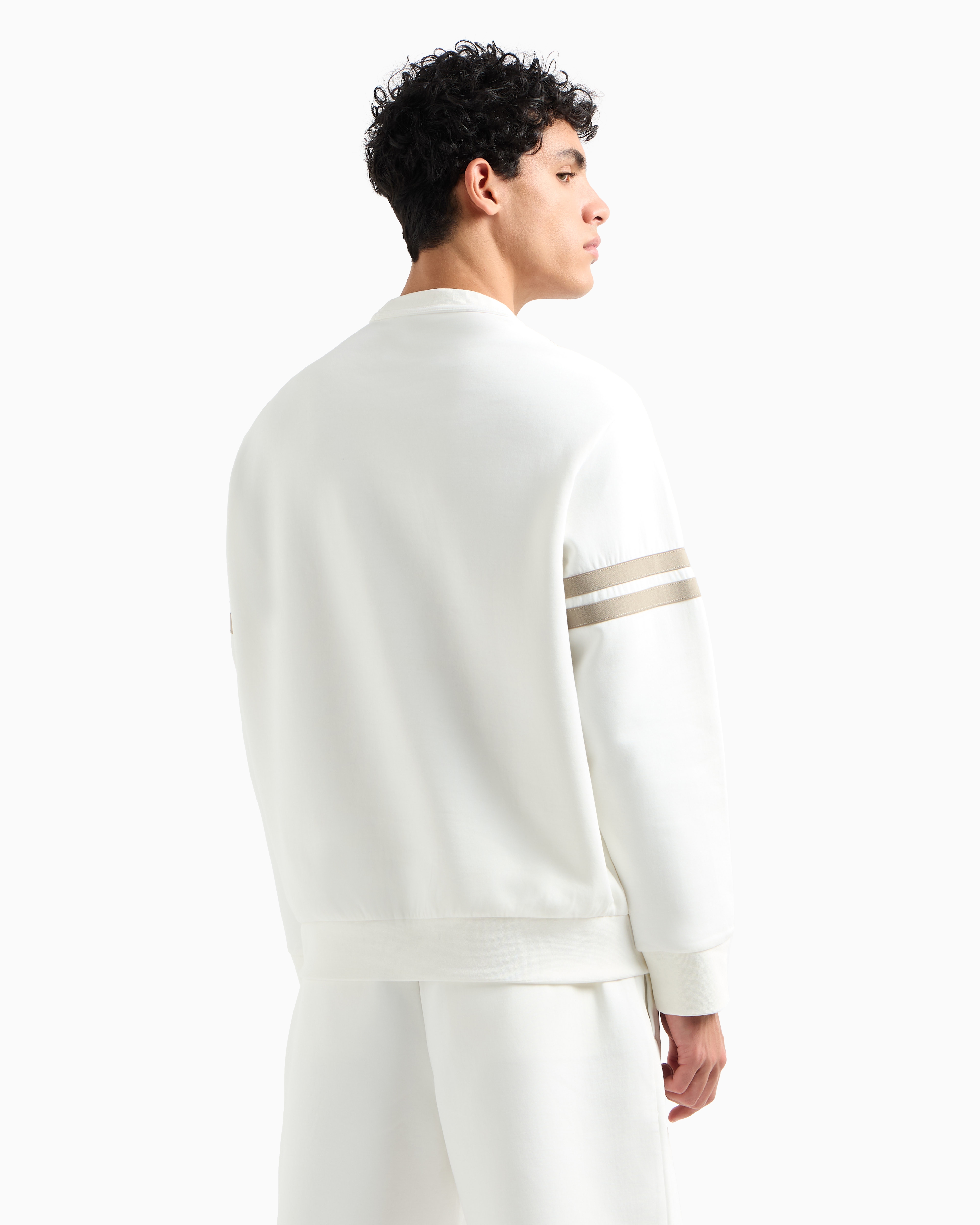 Armani Exchange Sweatshirts Without Hood In White