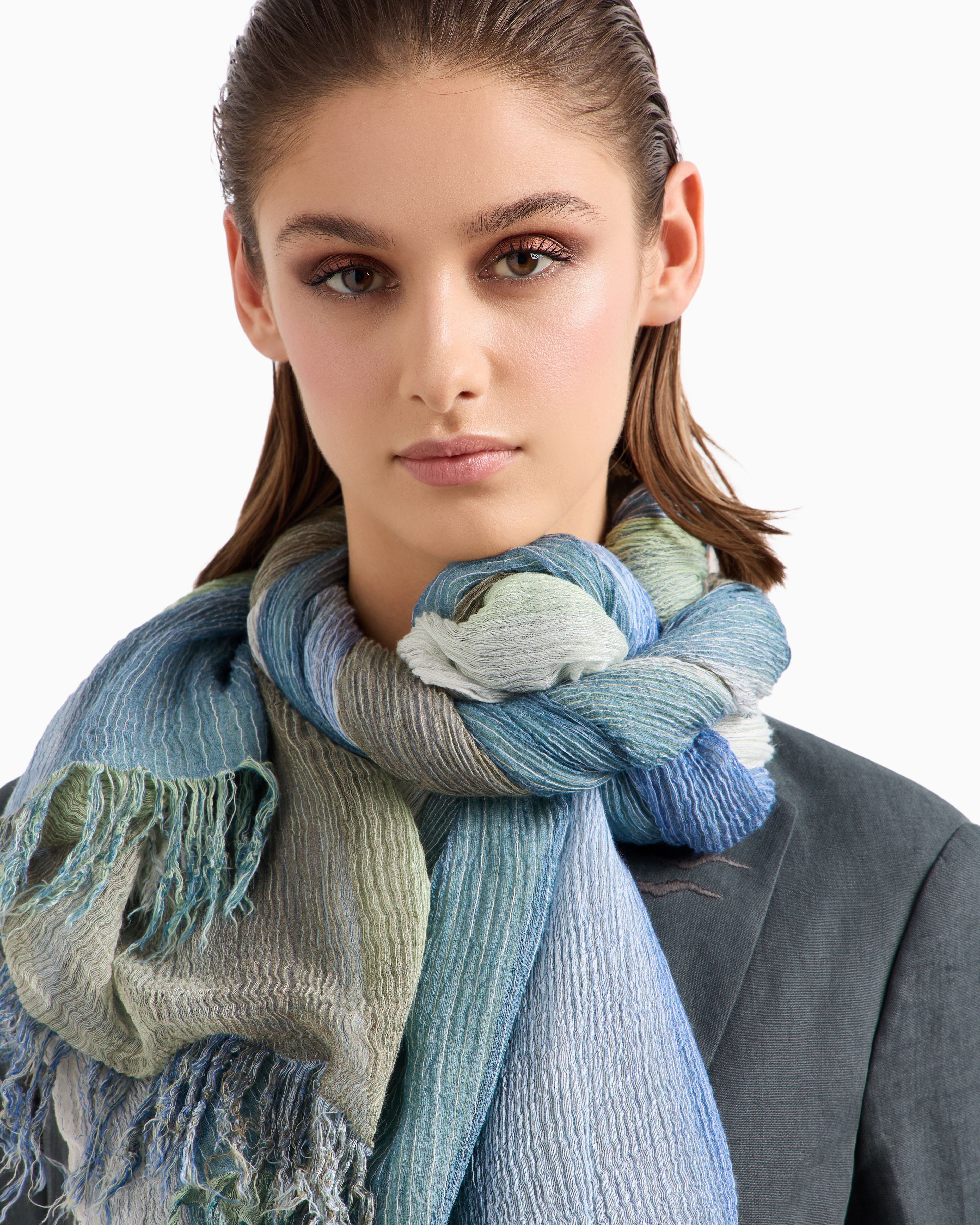 Giorgio Armani Stoles In Beige