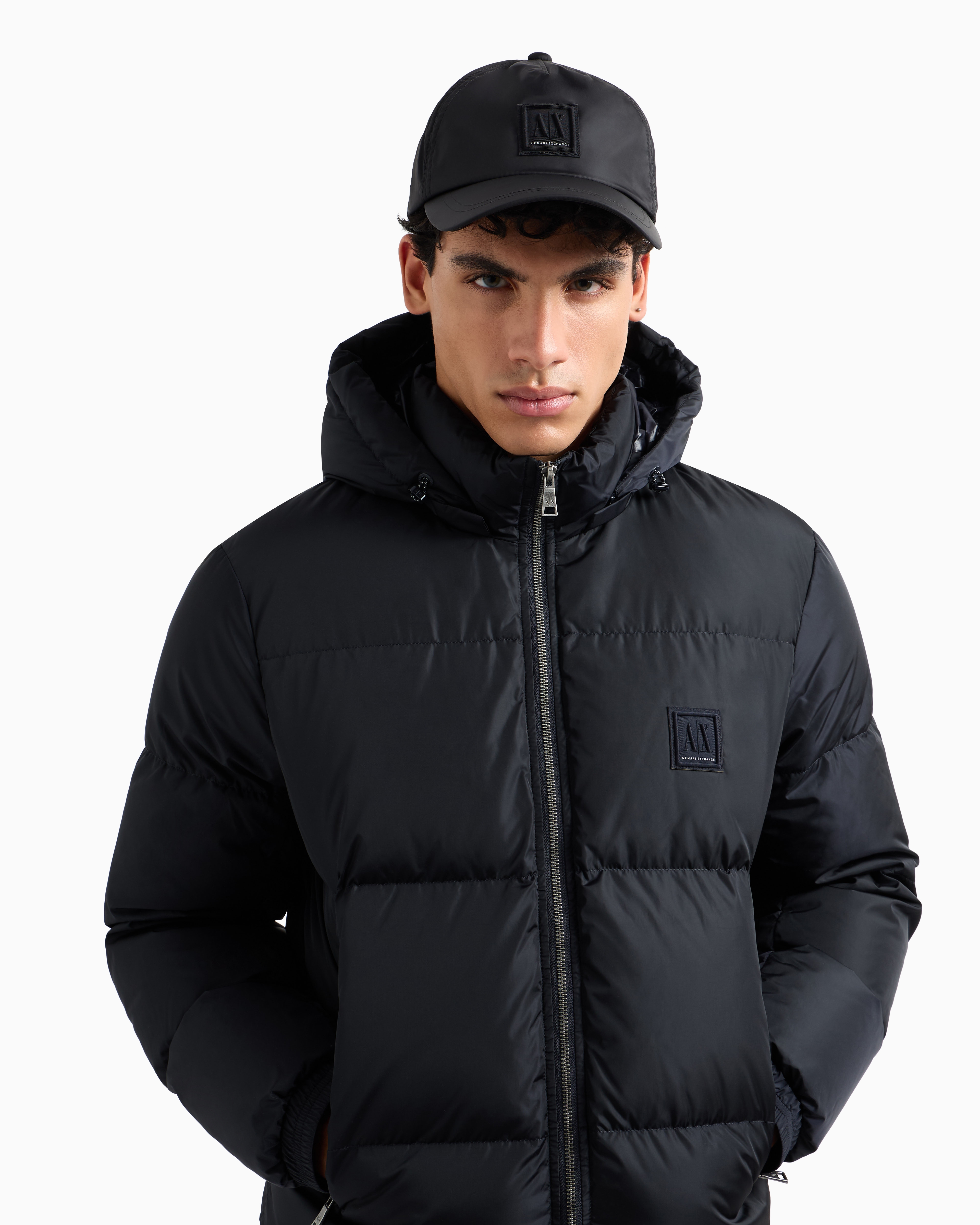 Armani Exchange Caps In Black