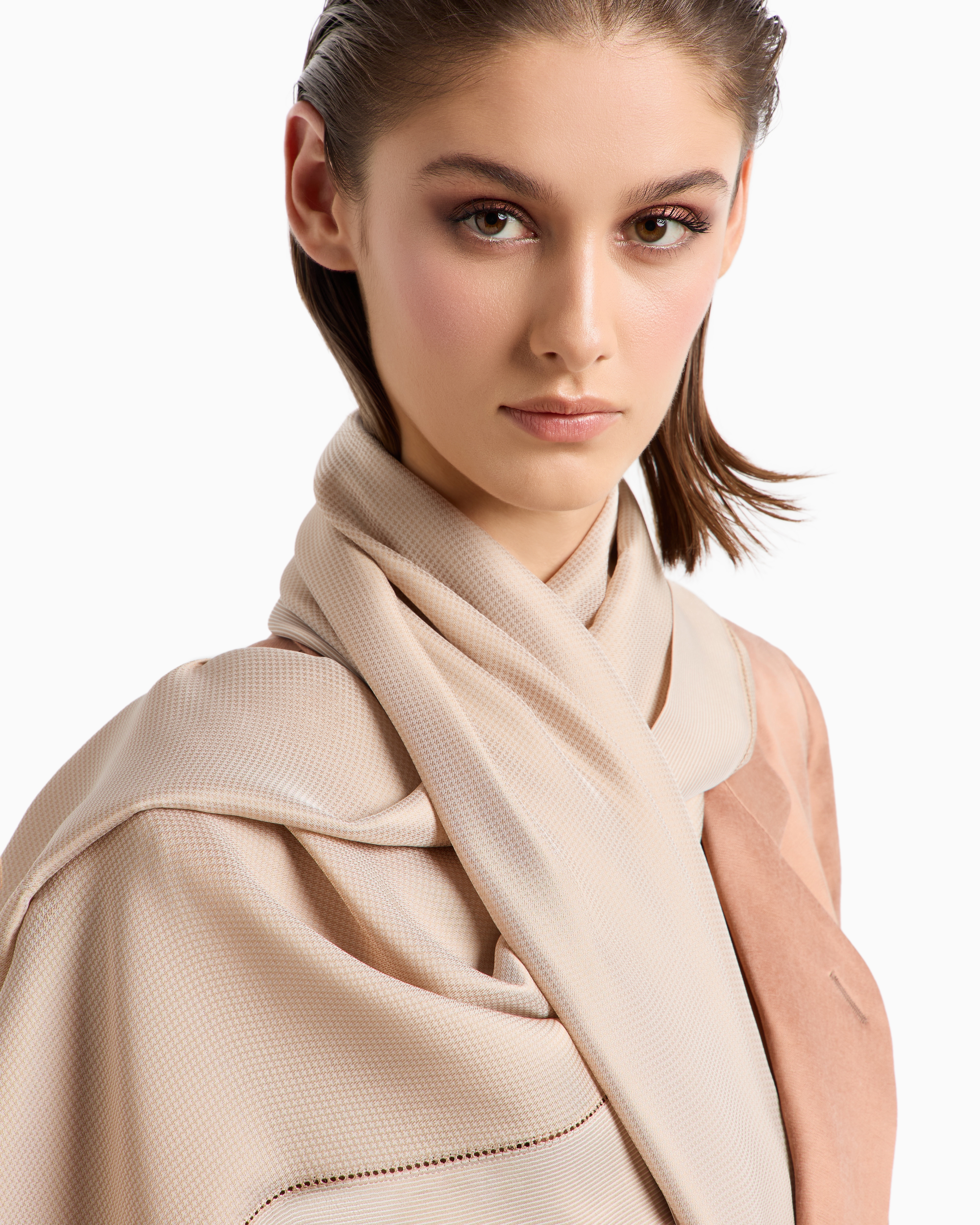 Giorgio Armani Printed Silk Stole
