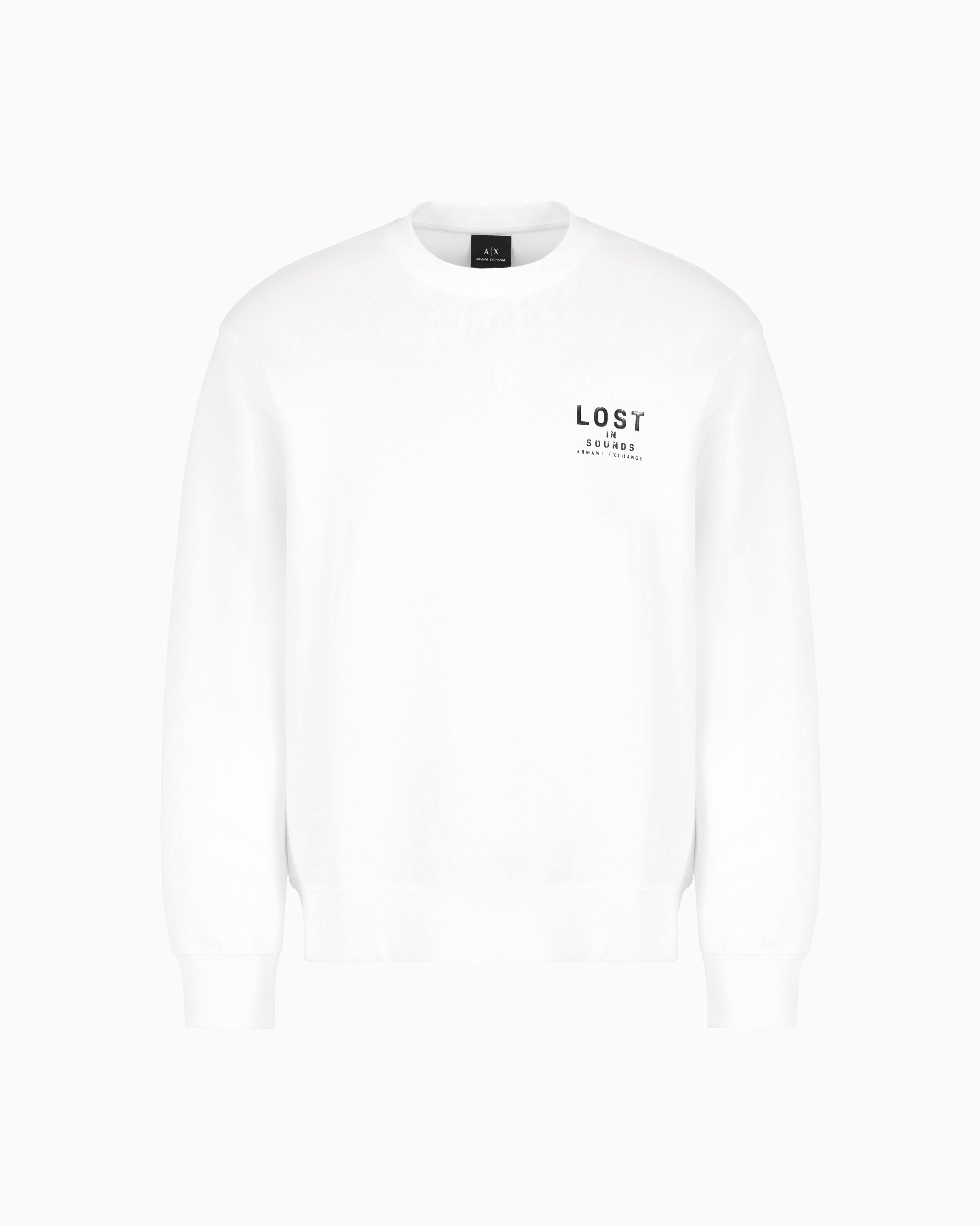 Armani Exchange Sweatshirts Without Hood In White