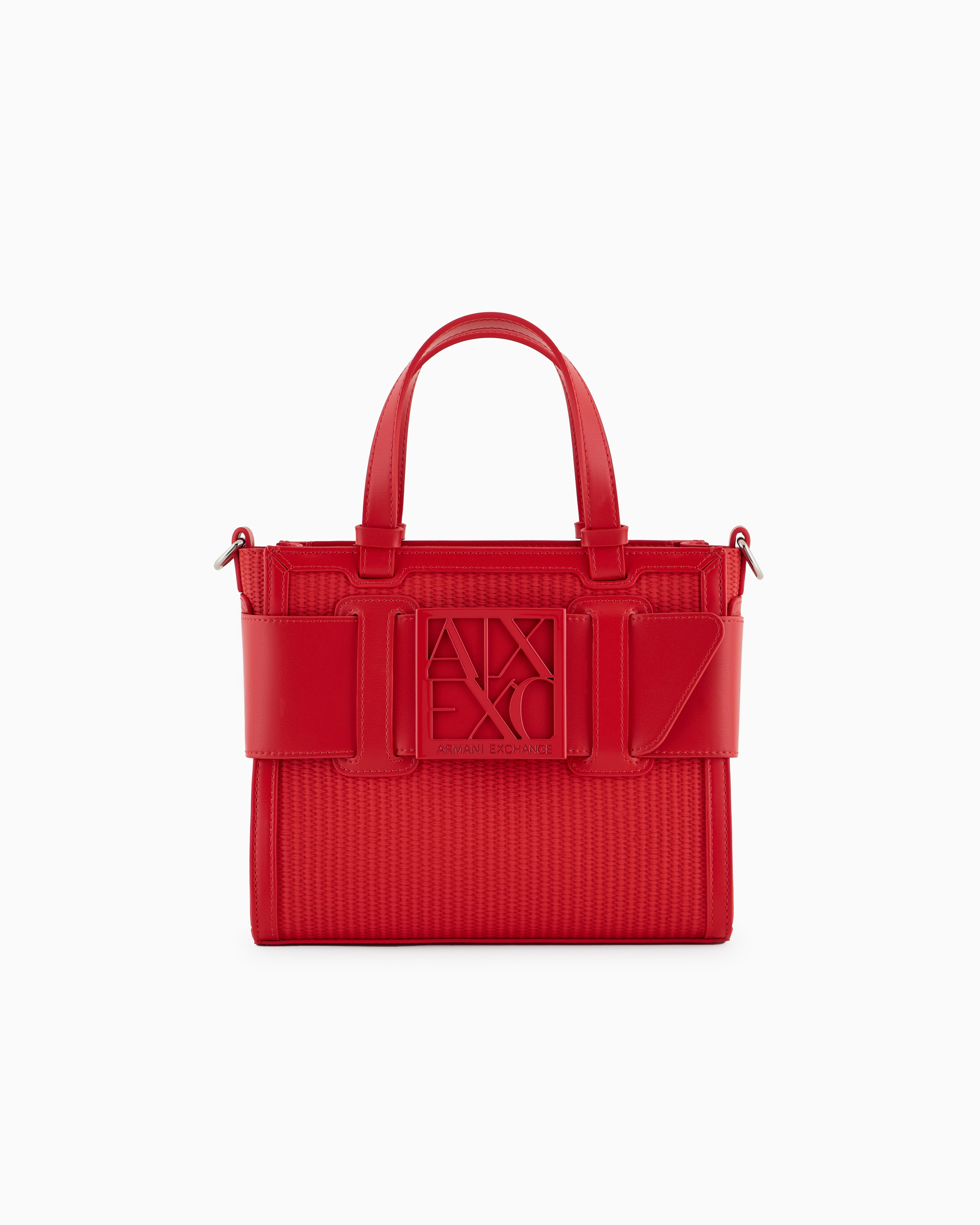 Armani Exchange Shoppers In Red