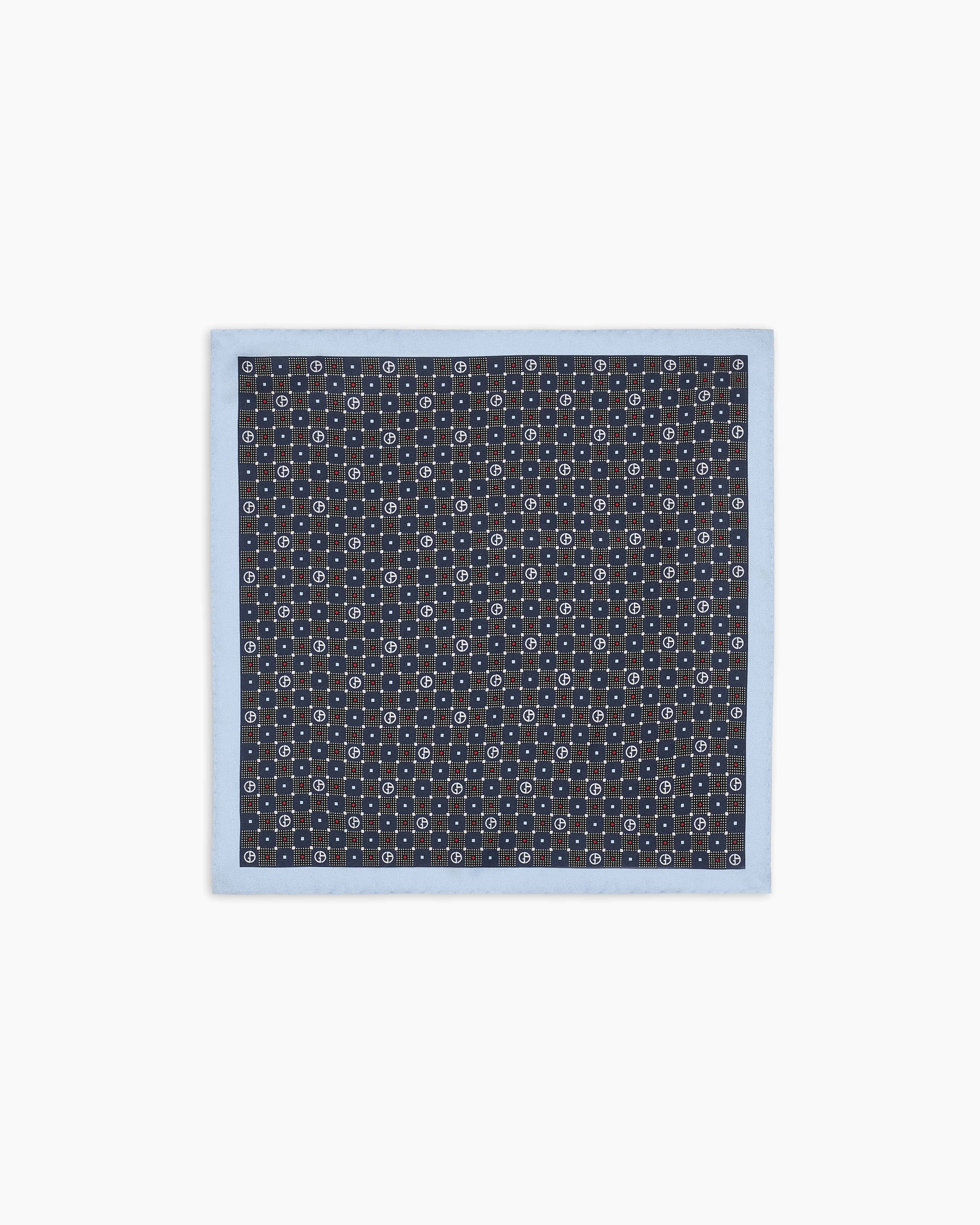 Giorgio Armani Pocket Squares In Blue