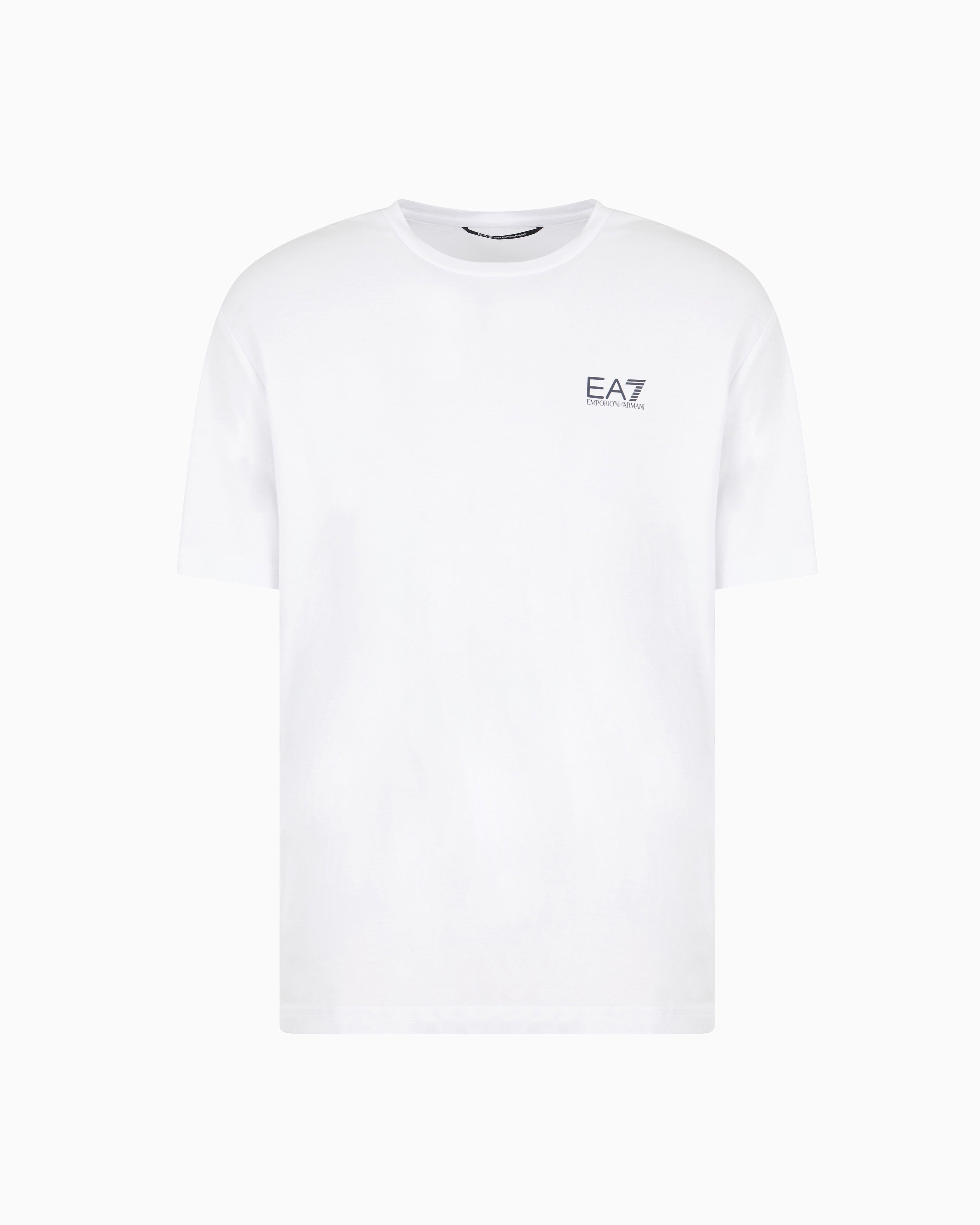 Ea7 Regular Fit T-shirts In White