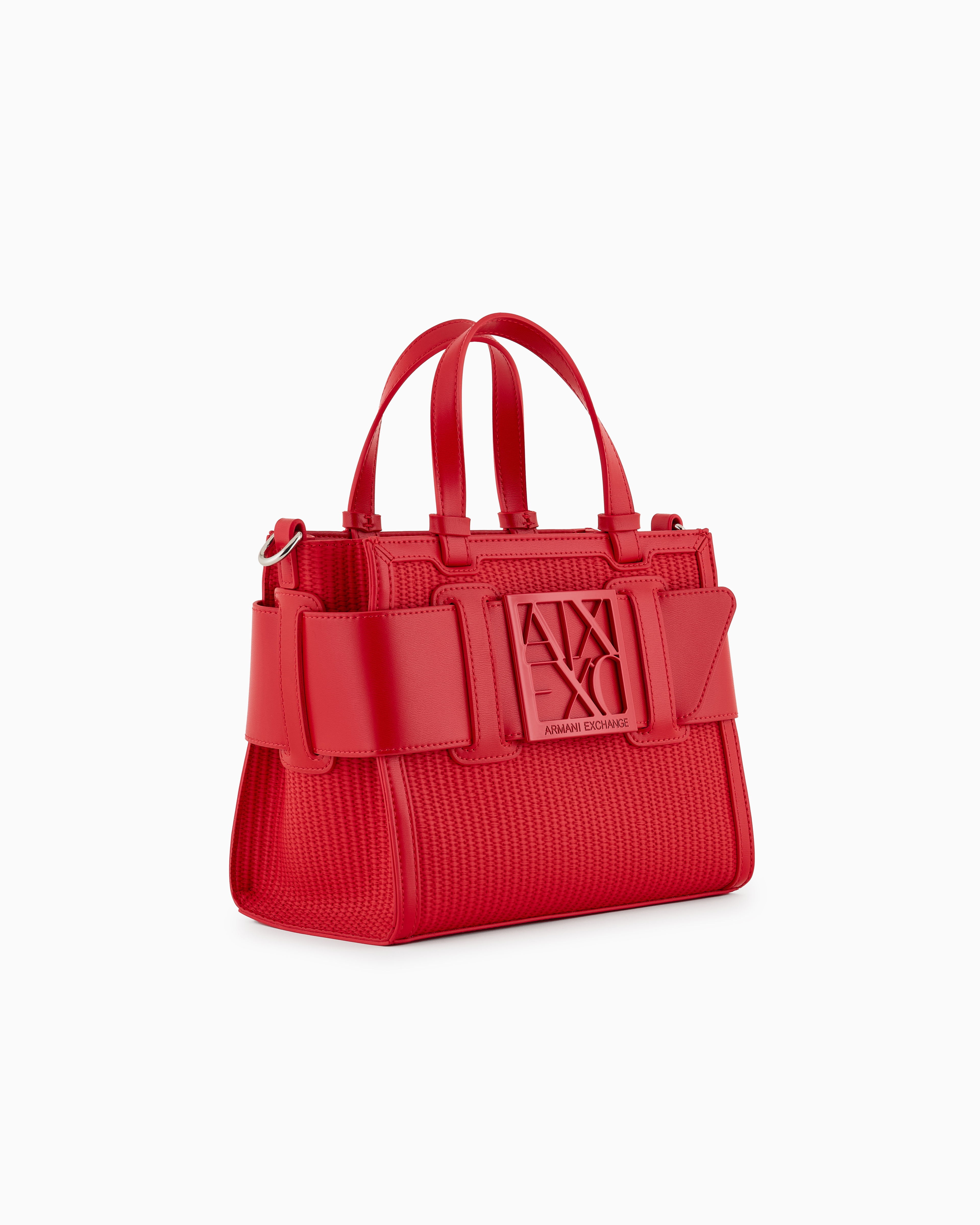 Armani Exchange Shoppers In Red