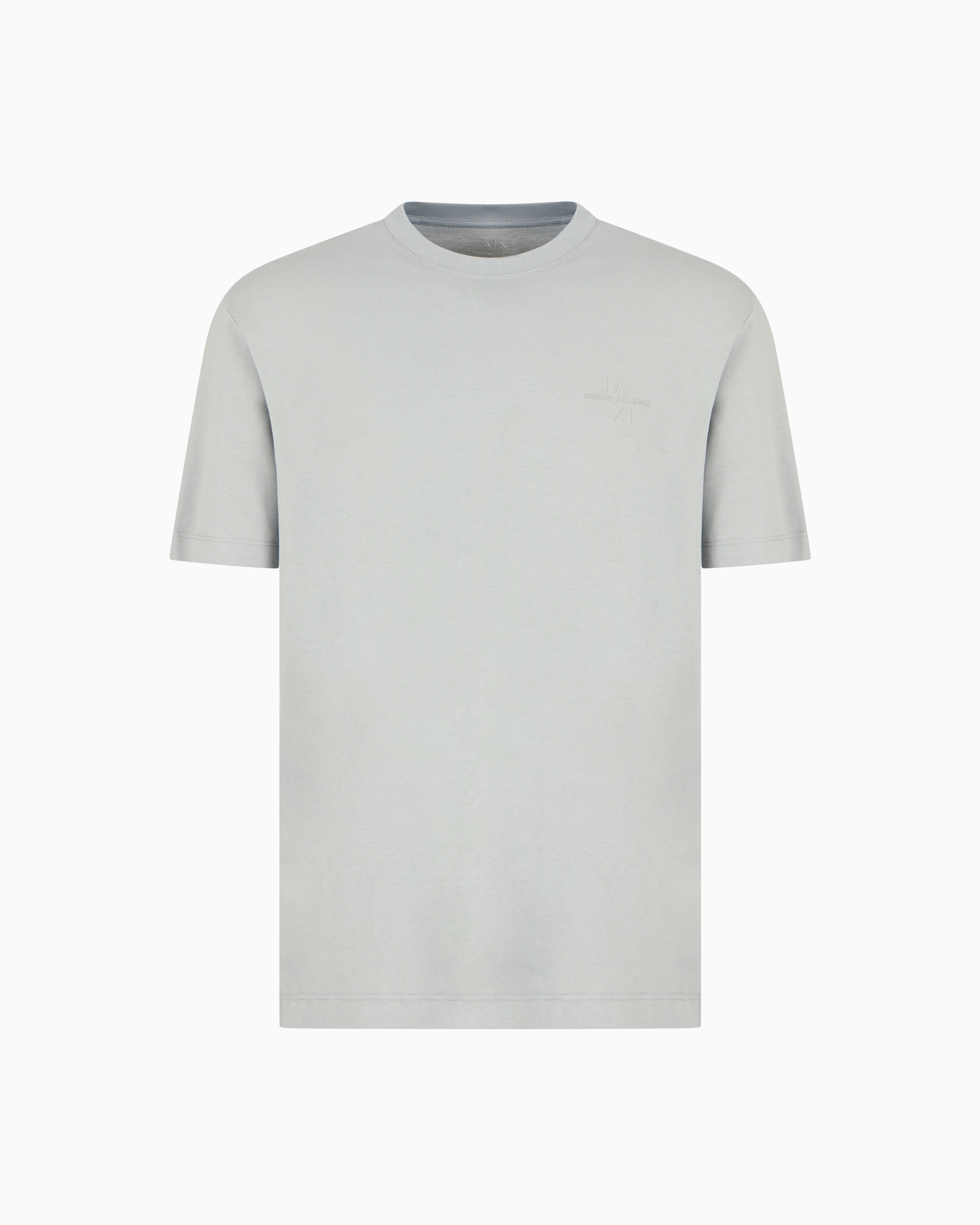 Armani Exchange Regular Fit T-shirts In Grey